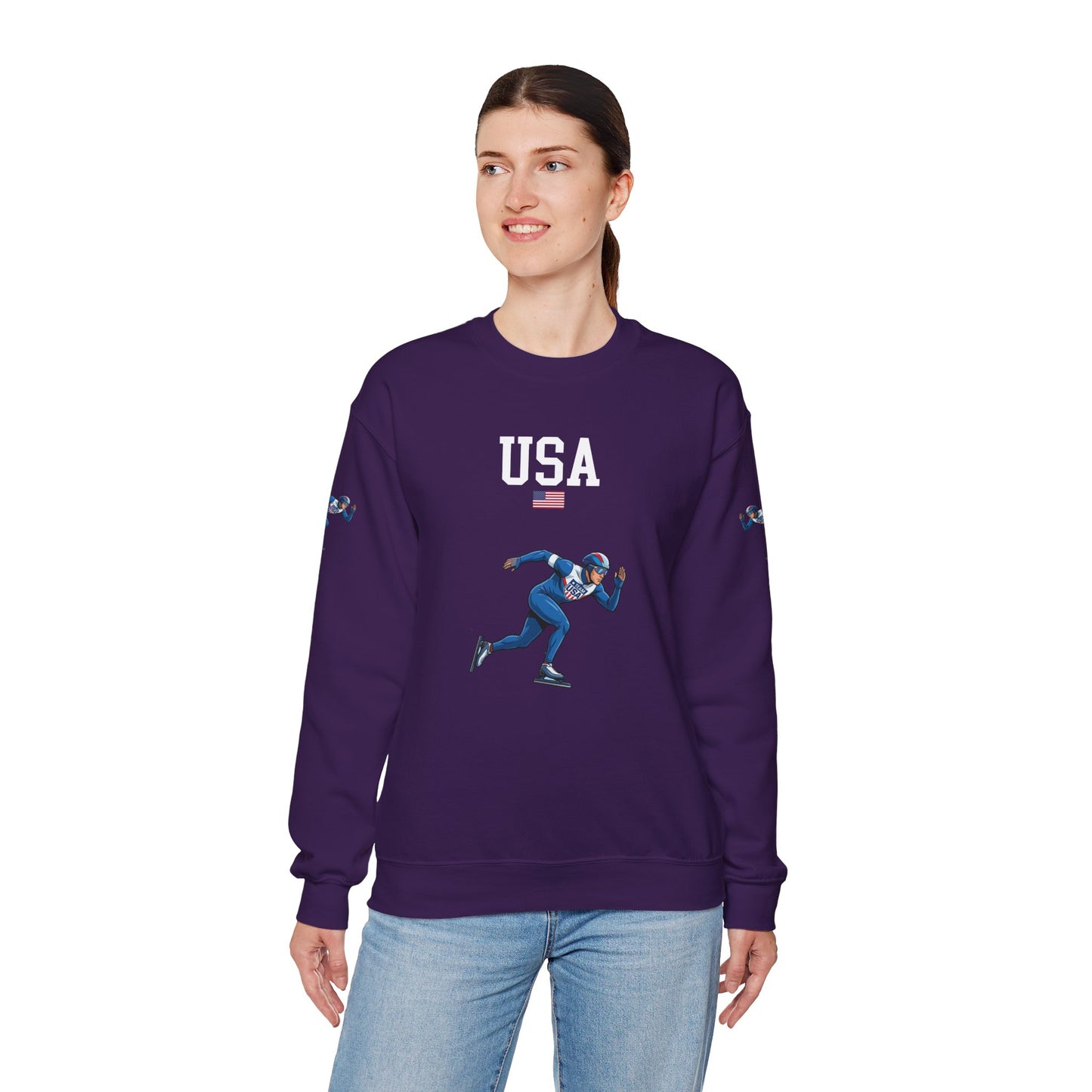 Princess Grace  TEAM USA  Unisex Heavy Blend  Crewneck Sweatshirt