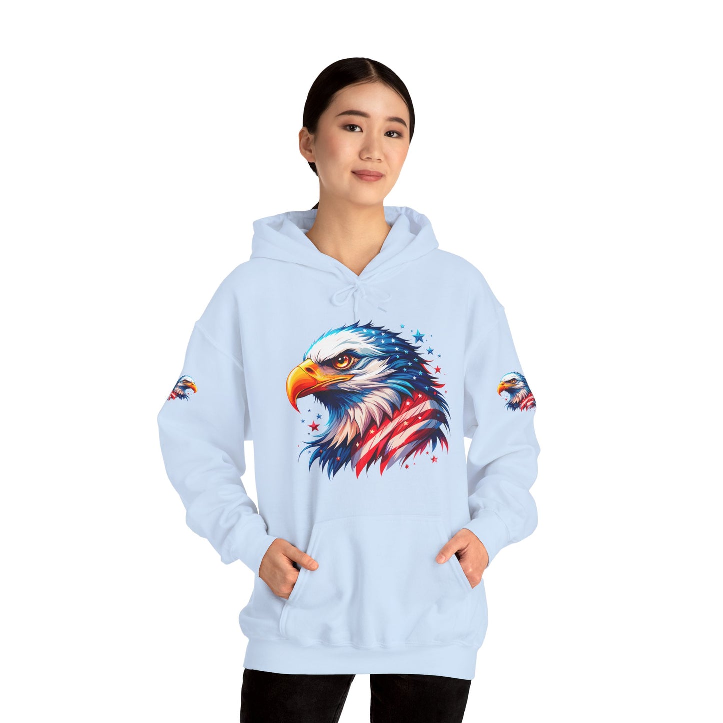 Princess Grace  American  Eagle Unisex Heavy Blend Hooded Sweatshirt