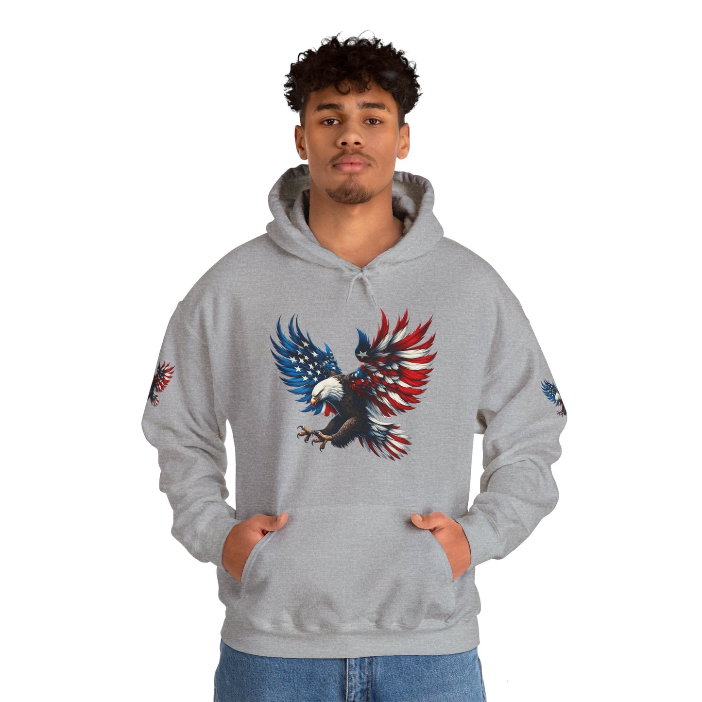 Princess Grace American Eagle Unisex Heavy Blend Hooded Sweatshirt