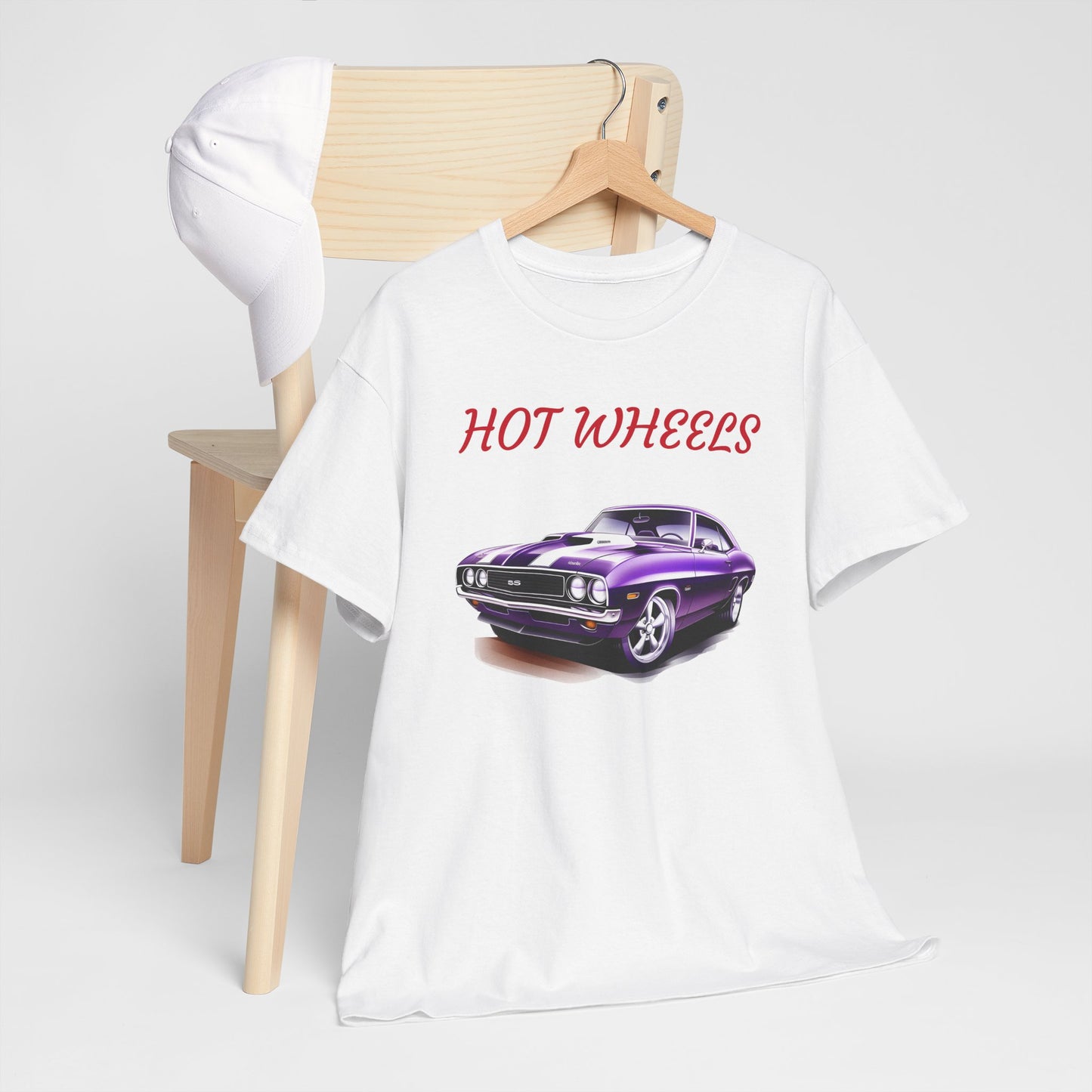 Princess Grace Hot Wheels Unisex Heavy Cotton Tee Vintage Car Graphic T-Shirt for Classic Car Lovers