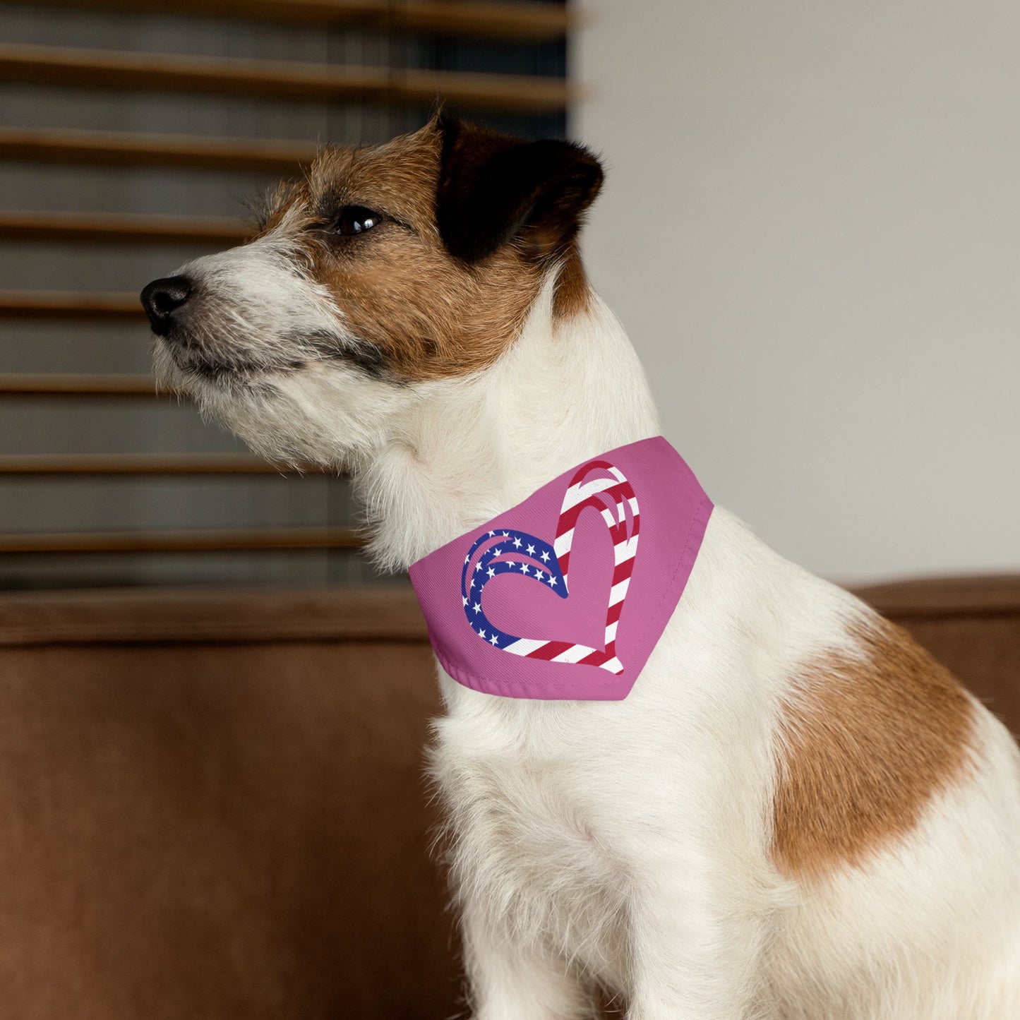 Princess Grace  Patriotic Love Pet Bandana Collar  Perfect for Holidays & Celebrations