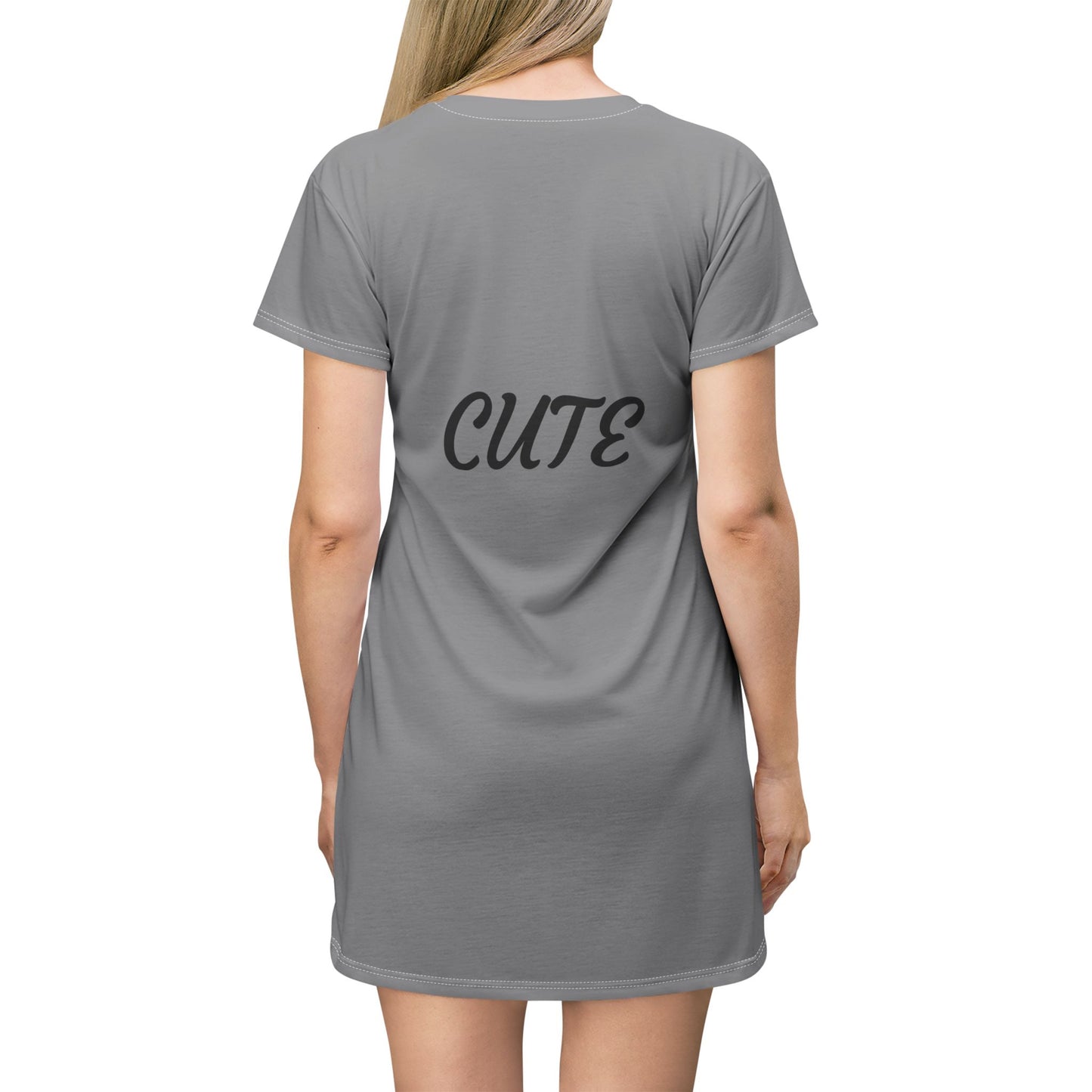 Princess Grace  Cute Chic T-Shirt Dress for Casual Vibes