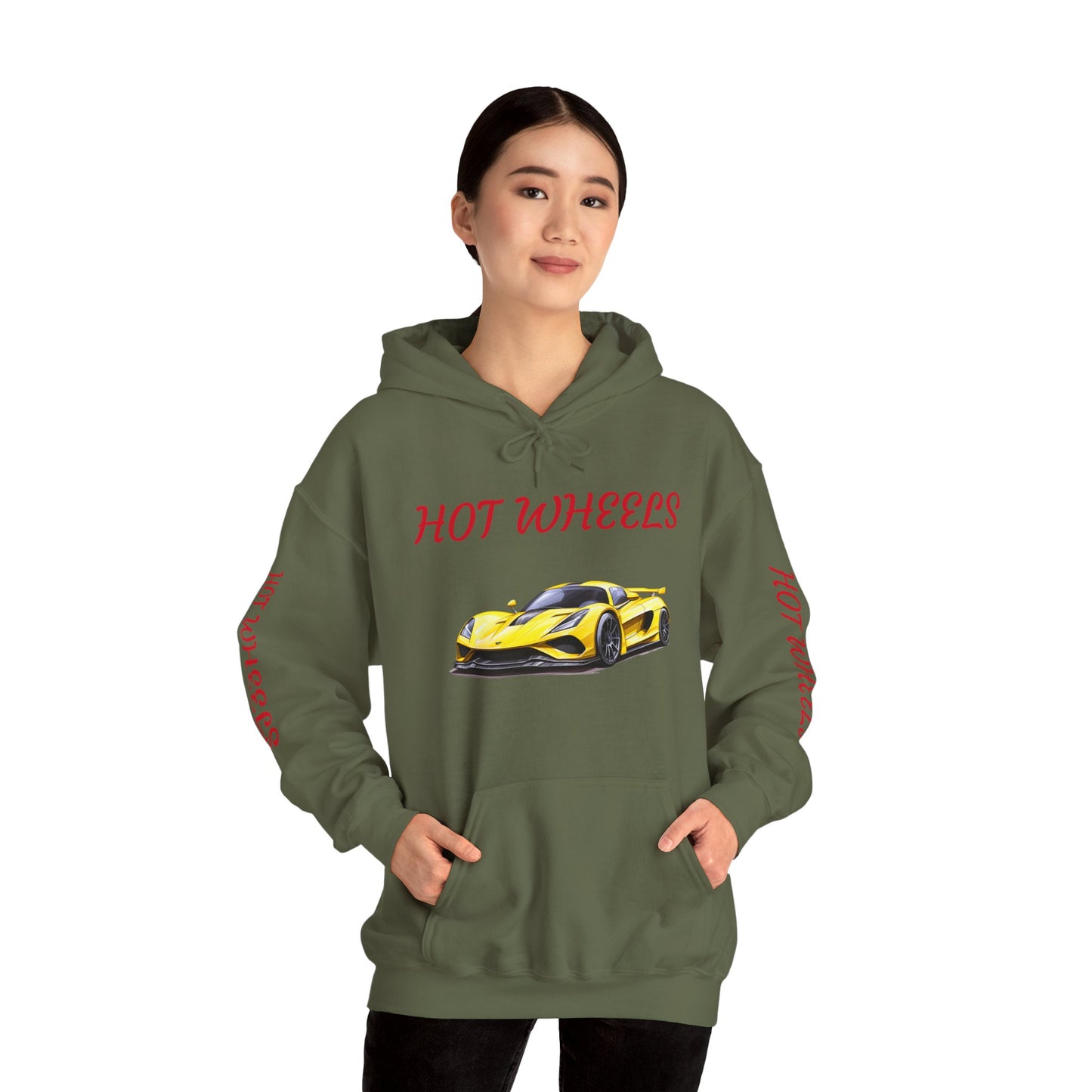 Princess Grace  Cool Hot Wheels Unisex Heavy Blend Hooded Sweatshirt Car Enthusiast Gift