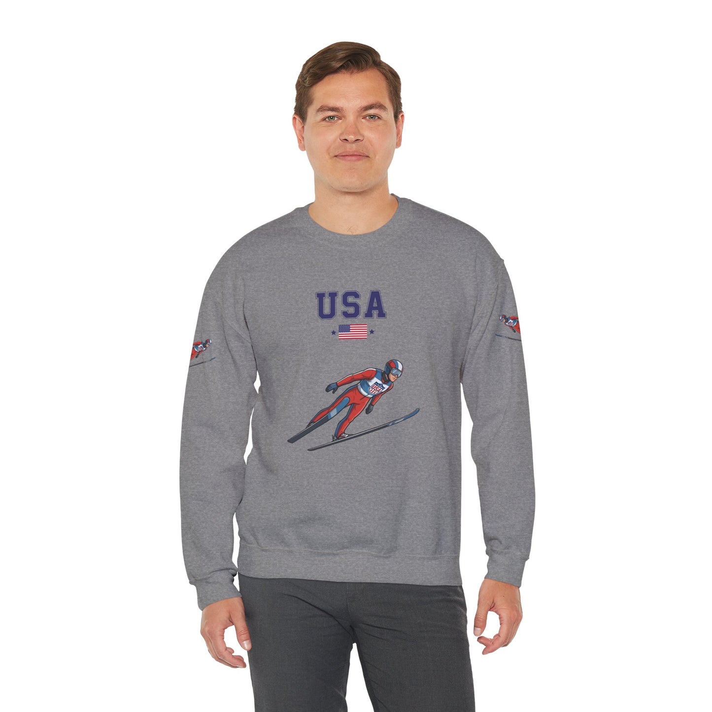 Princess Grace  TEAM USA  Unisex Heavy Blend  Crewneck Sweatshirt