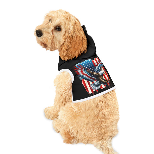 Princess Grace  Patriotic Pet Hoodie Eagle Design for Dogs and Cats