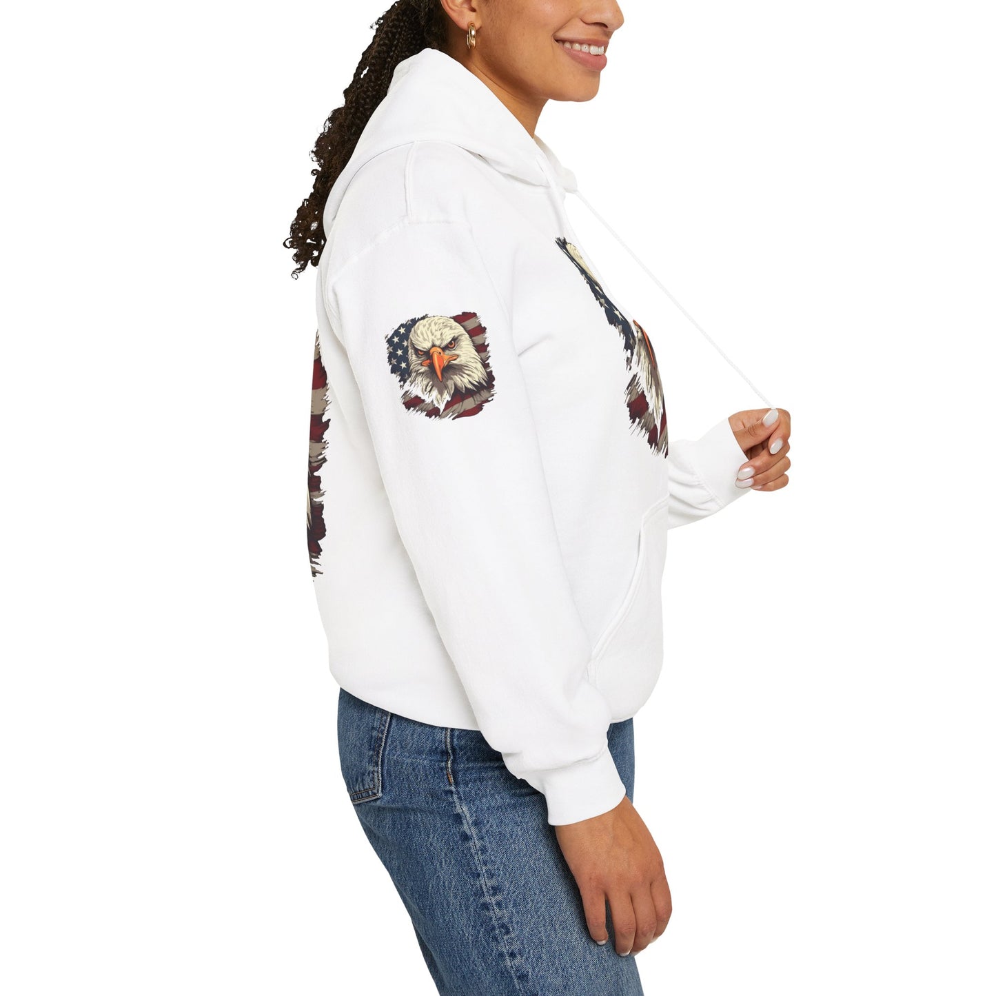 Princess Grace American Eagle Bold Unisex Heavy Blend Hooded Sweatshirt