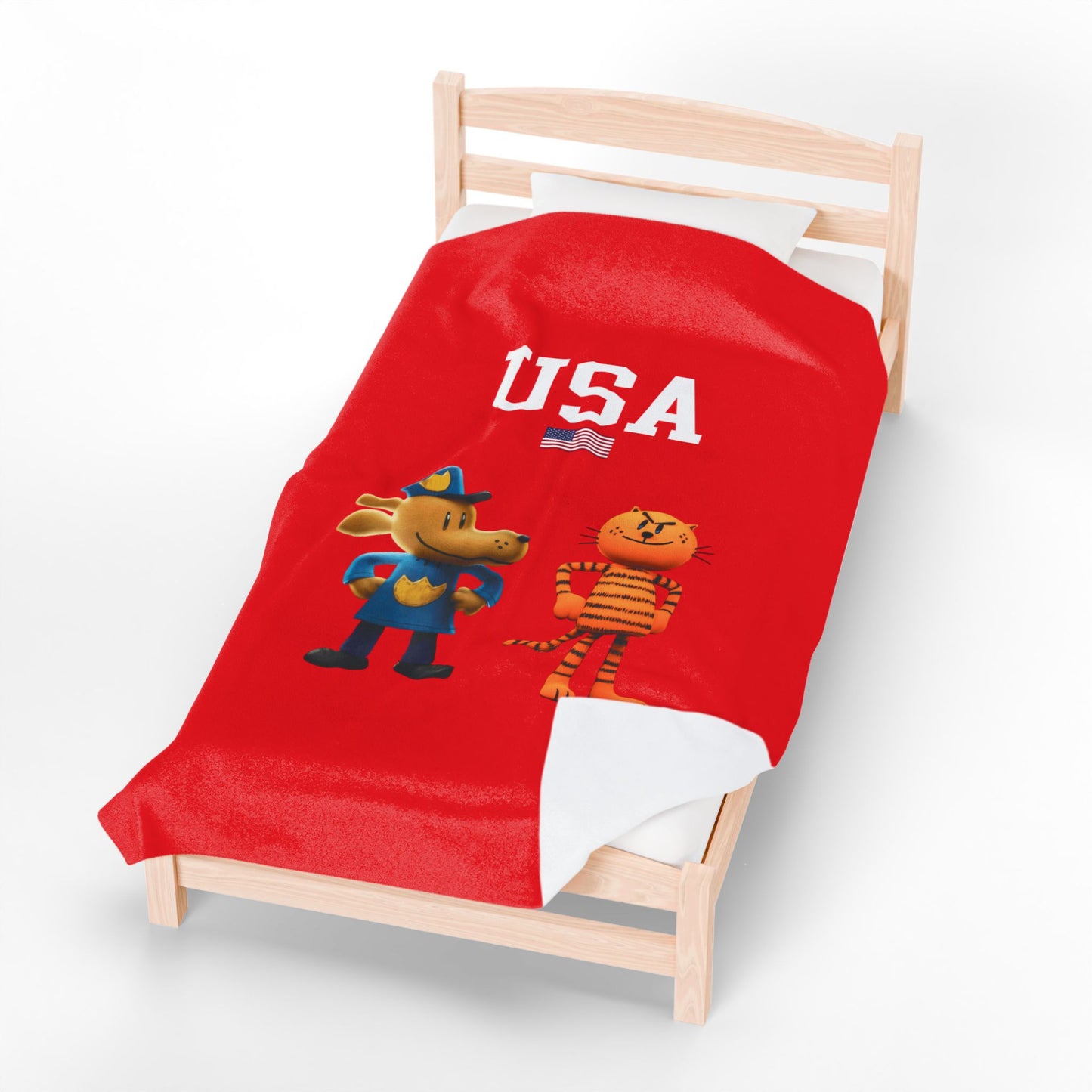 Princess Grace  TEAM USA  Velveteen Plush Blanket