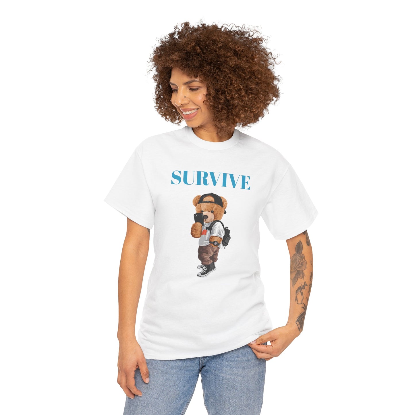 Princess Grace  Survive Graphic Unisex Heavy Cotton Tee Stylish Casual Wear