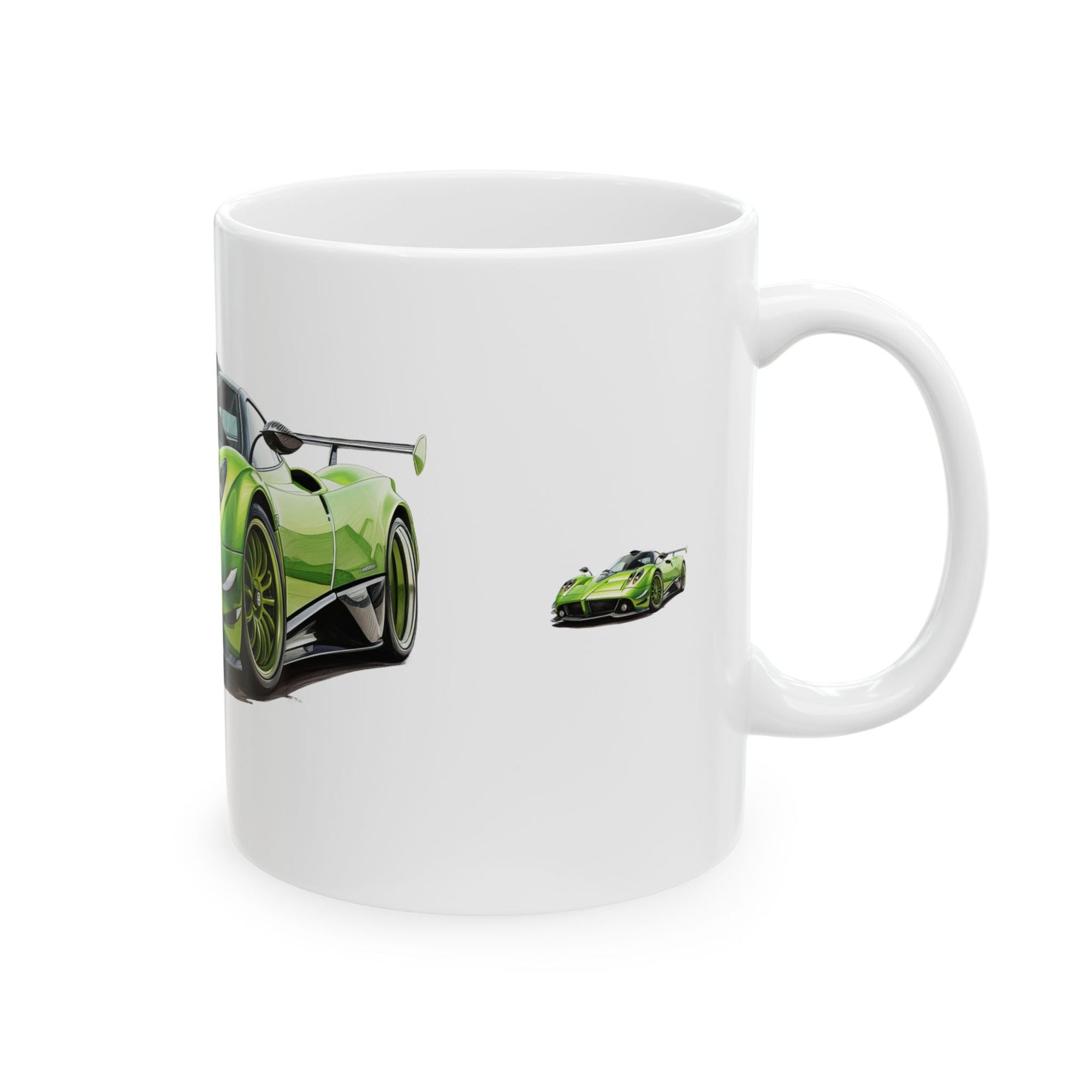 Princess Grace  Racing Car Ceramic Mug   Perfect Gift for Car Enthusiasts