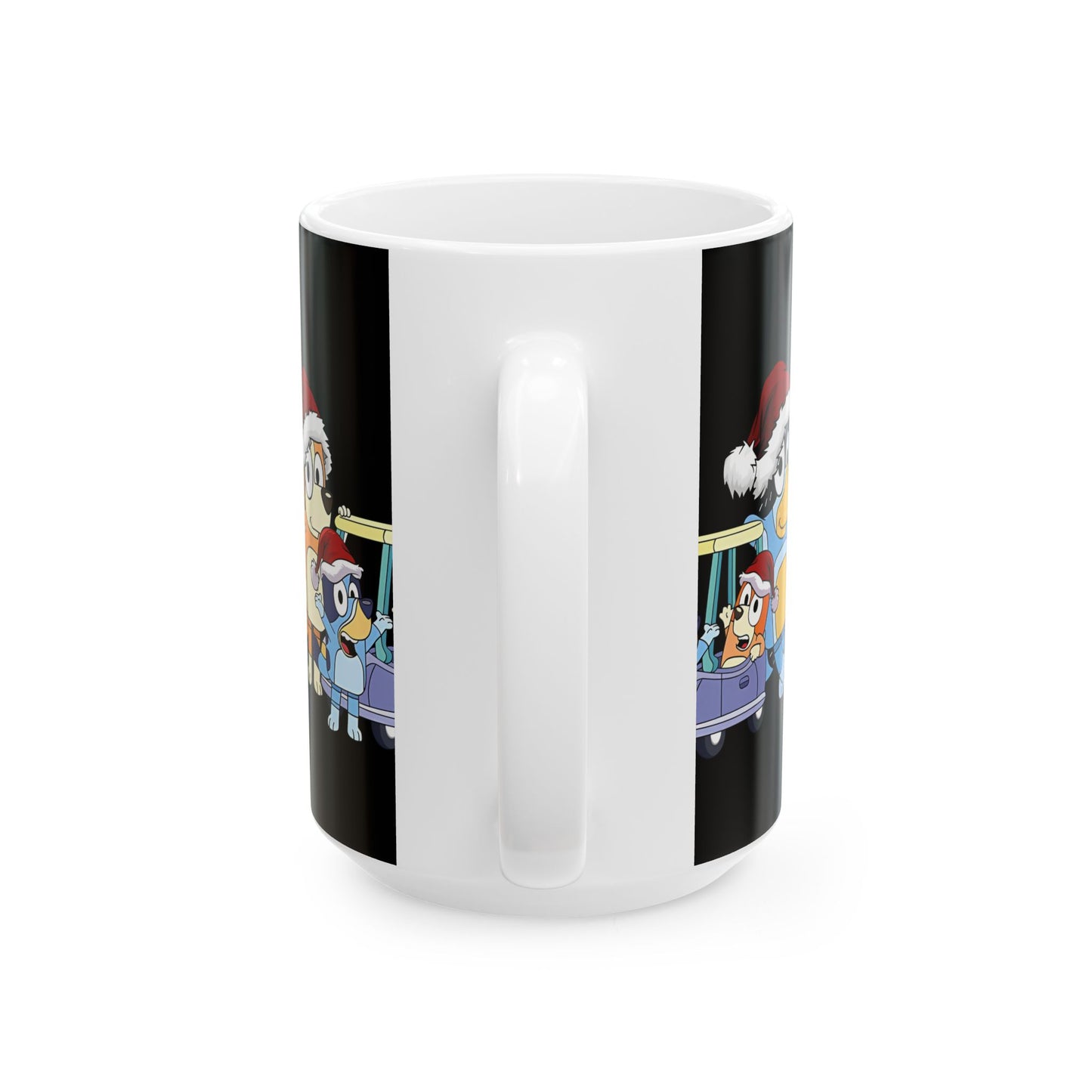Princess Grace Festive Dog Themed Ceramic Mug  11oz & 15oz  Perfect Holiday Gift