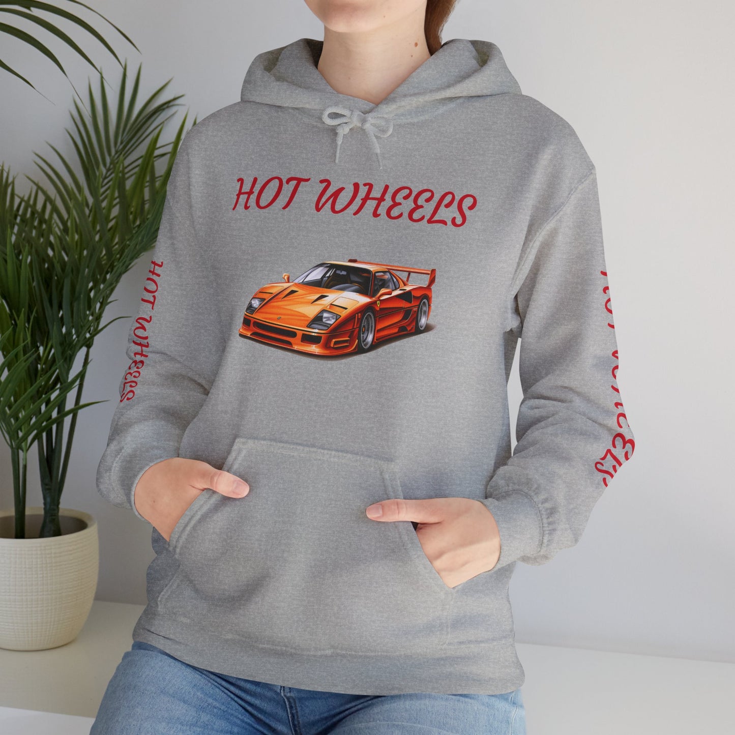 Princess Grace  Hot Wheels Unisex Heavy Blend Hooded Sweatshirt  Retro Racing Style