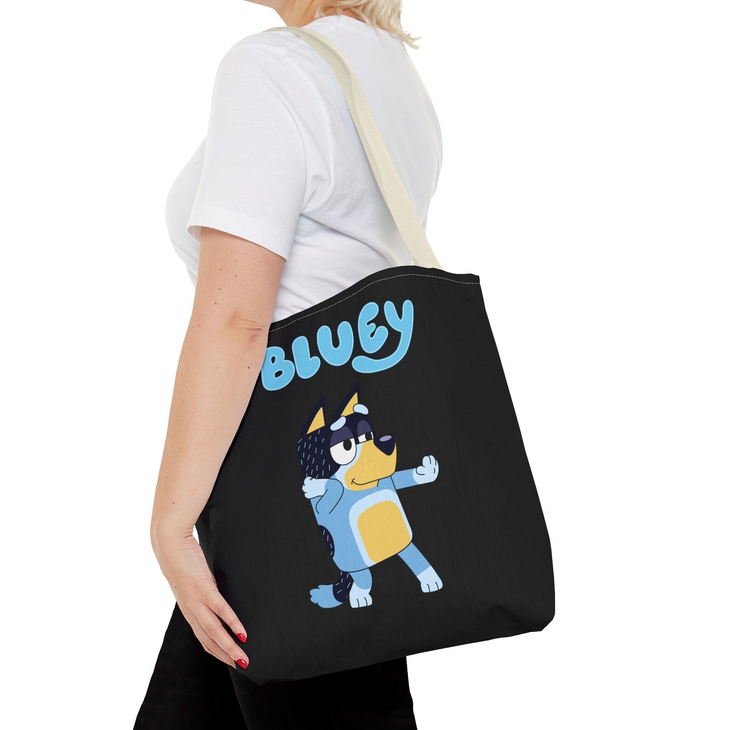 Princess Grace  Cute Bluey Tote Bag for Kids Fun & Practical Everyday Use