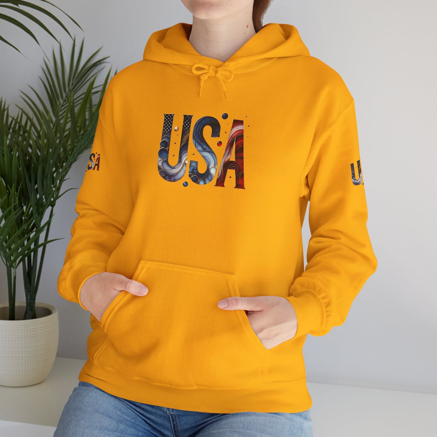 Princess Grace  TEAM USA  Unisex Heavy Bled   Hooded Sweatshirt