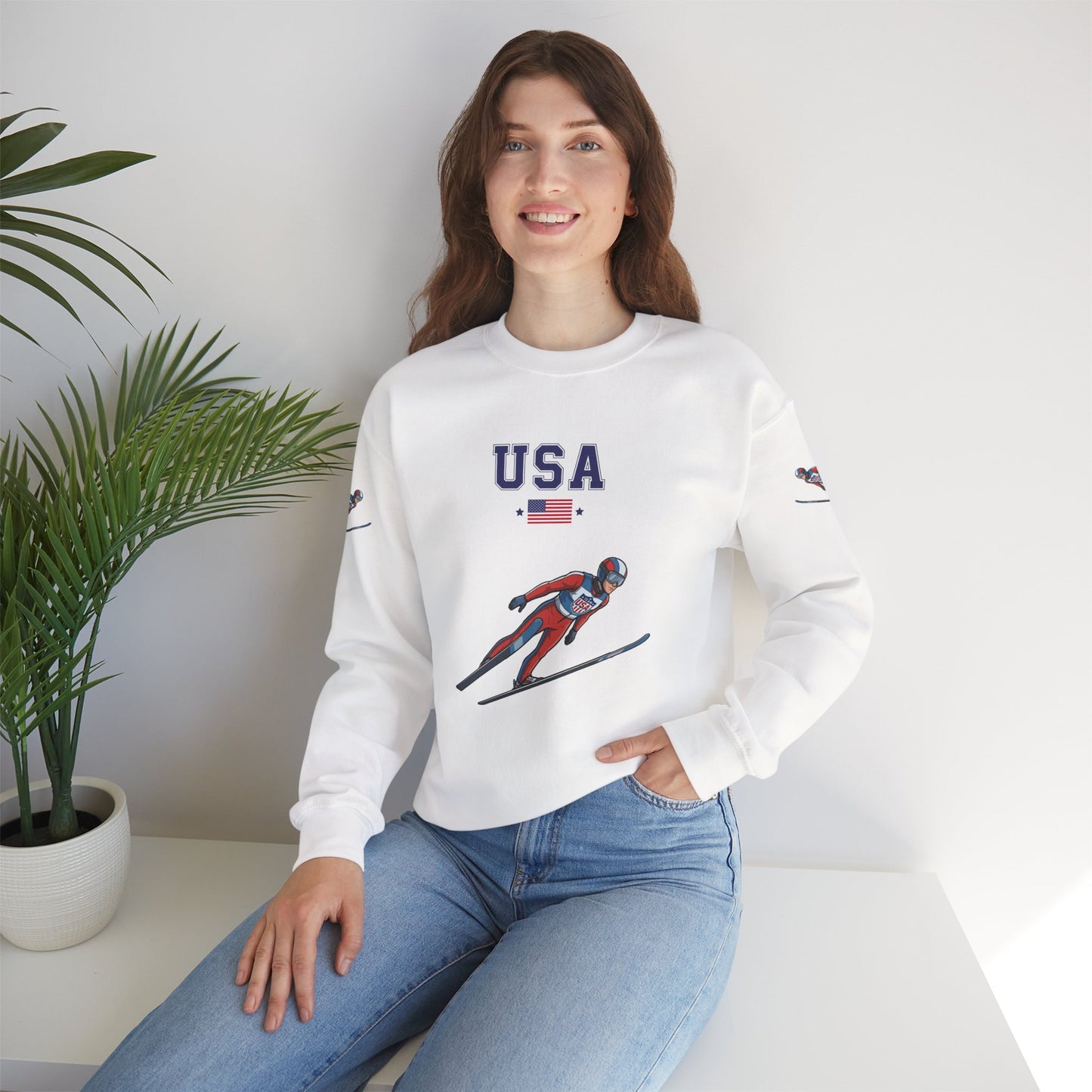 Princess Grace  TEAM USA  Unisex Heavy Blend  Crewneck Sweatshirt