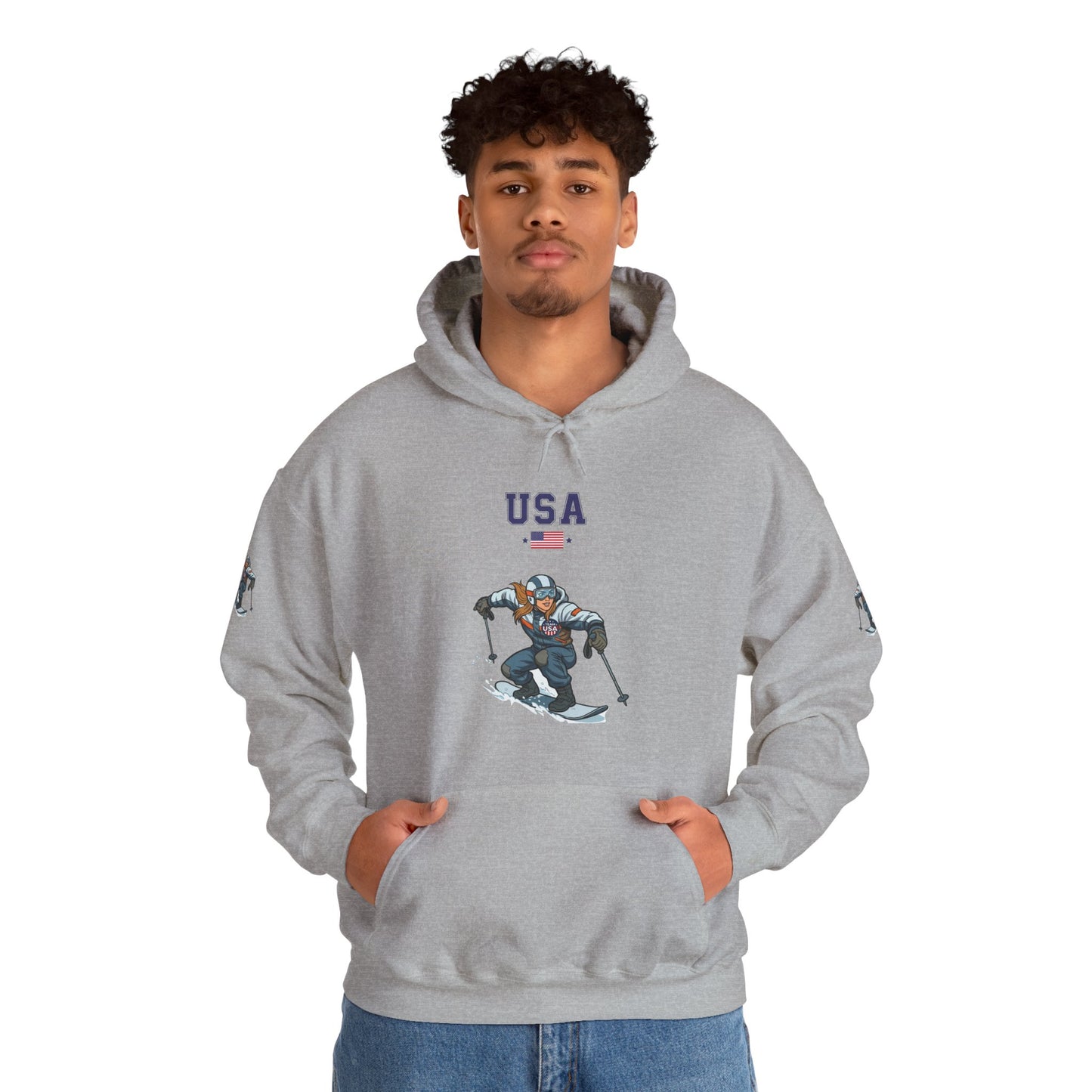 Princess Grace  TEAM USA  Unisex Heavy Blend Hooded Sweatshirt