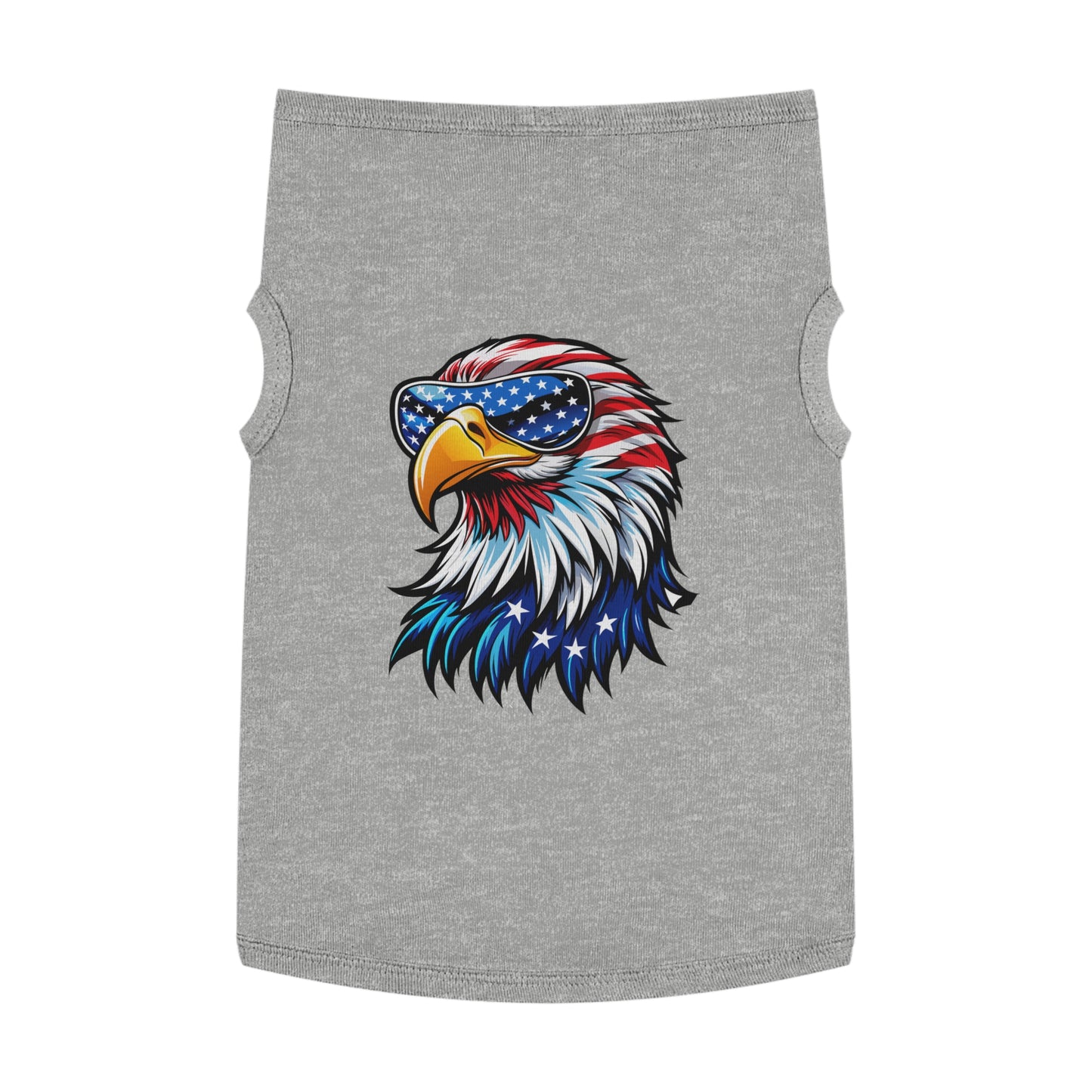 Princess Grace  Patriotic Eagle Pet Tank Top  USA Independence Day Dog Apparel