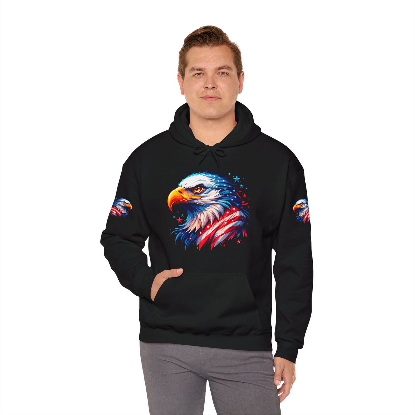 Princess Grace  American  Eagle Unisex Heavy Blend Hooded Sweatshirt