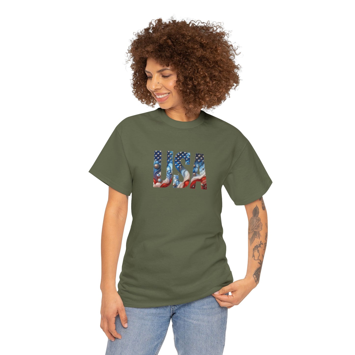 Princess Grace  TEAM USA   Unisex  Heavy Cotton Tee