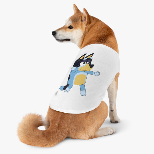 Princess Grace BLUEY Cute Cartoon Pet Tank Top for Dogs Summer Apparel