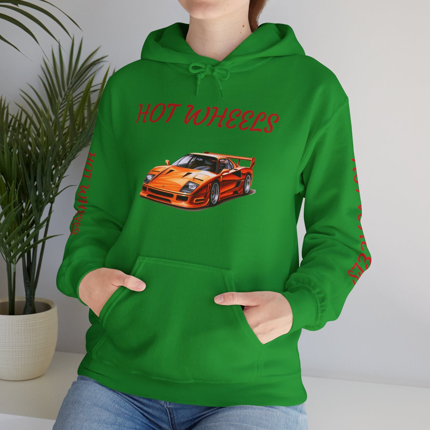 Princess Grace  Hot Wheels Unisex Heavy Blend Hooded Sweatshirt  Retro Racing Style