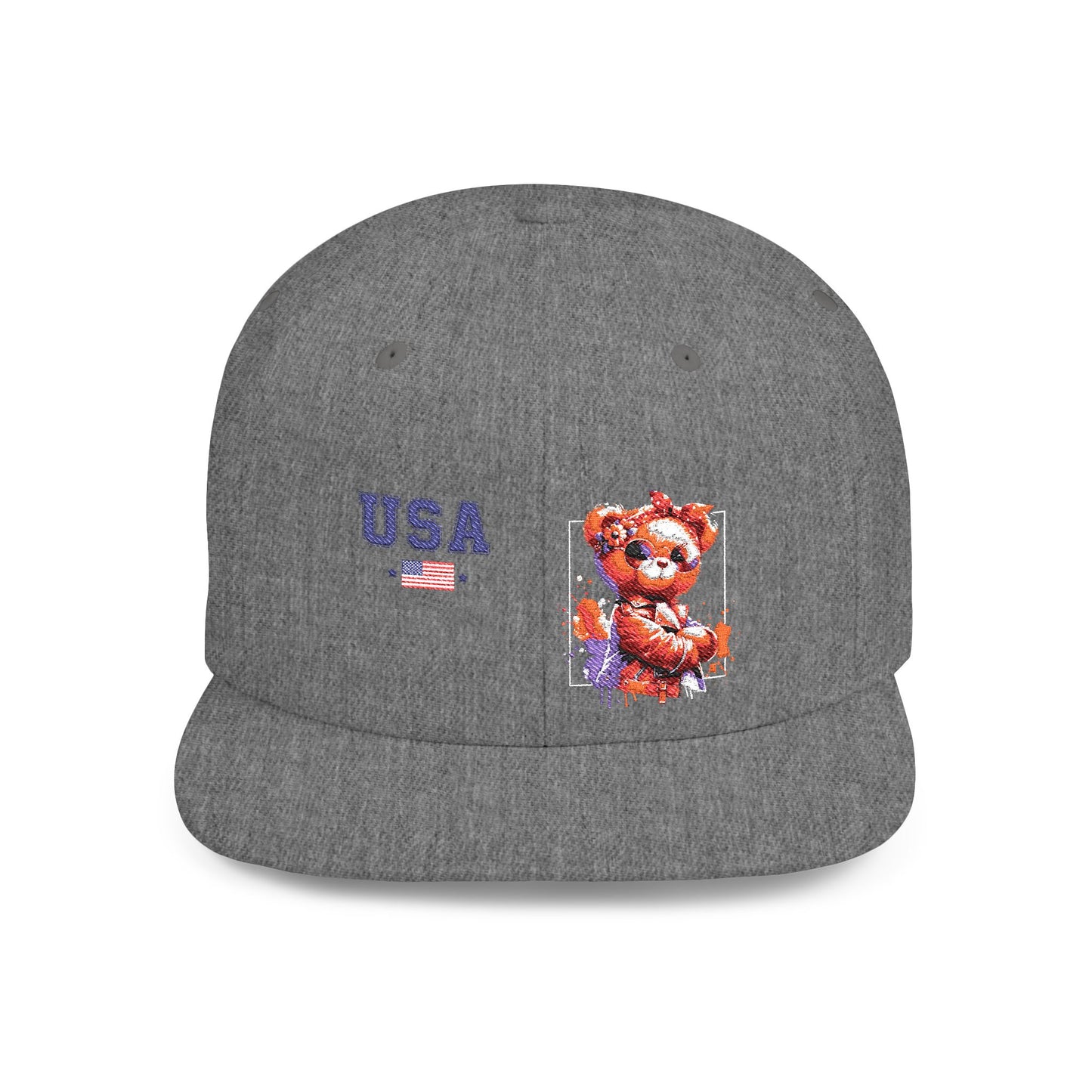 Princess Grace  TEAM USA  Flat Bill Snapback Hat