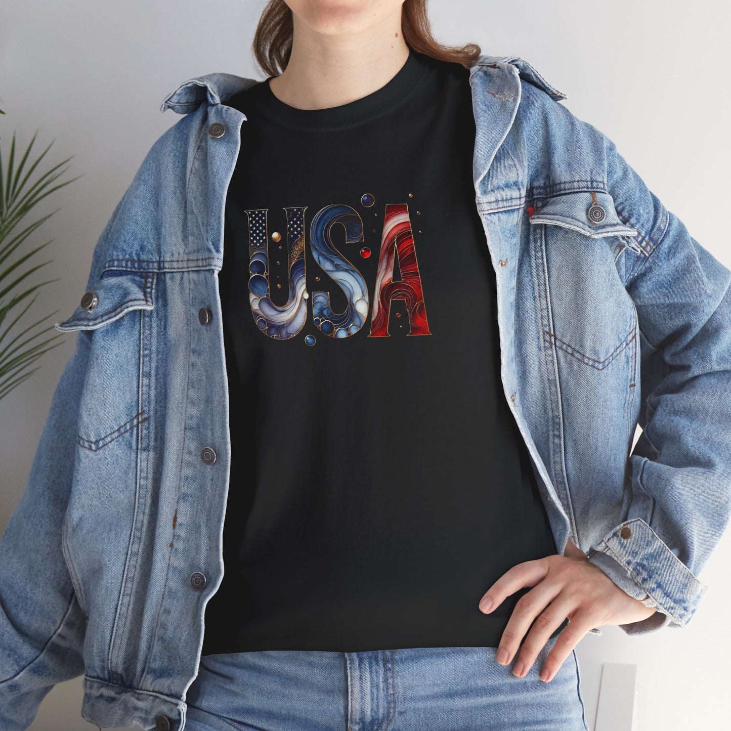 Princess Grace  TEAM USA  Unisex  Heavy  Cotton Tee