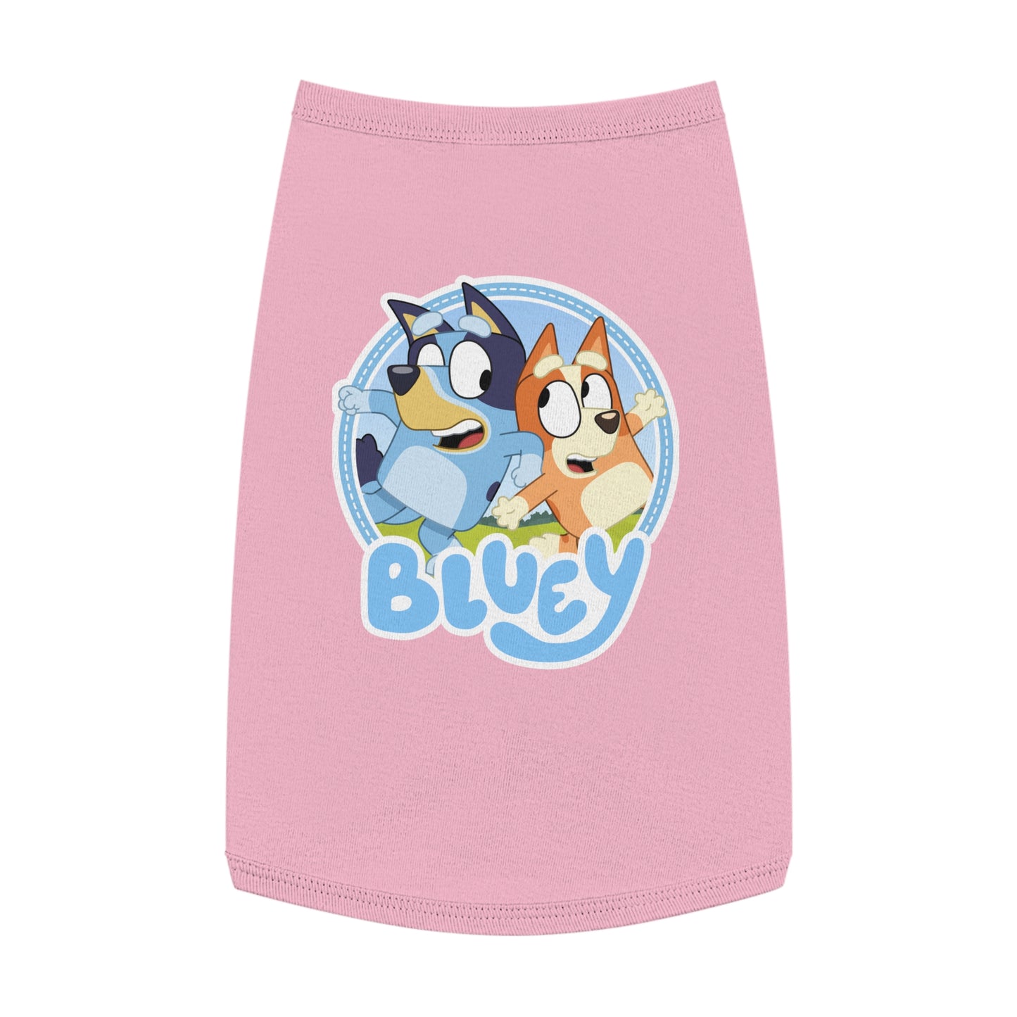 Princess Grace  Bluey Pet Tank Top Cute & Comfortable Dog Apparel for Playful Pets