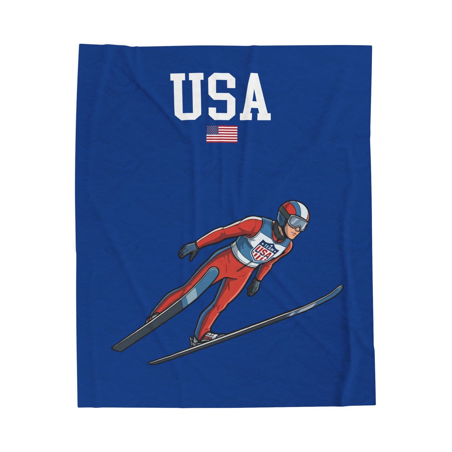 Princess Grace  TEAM USA  Velveteen Plush Blanket