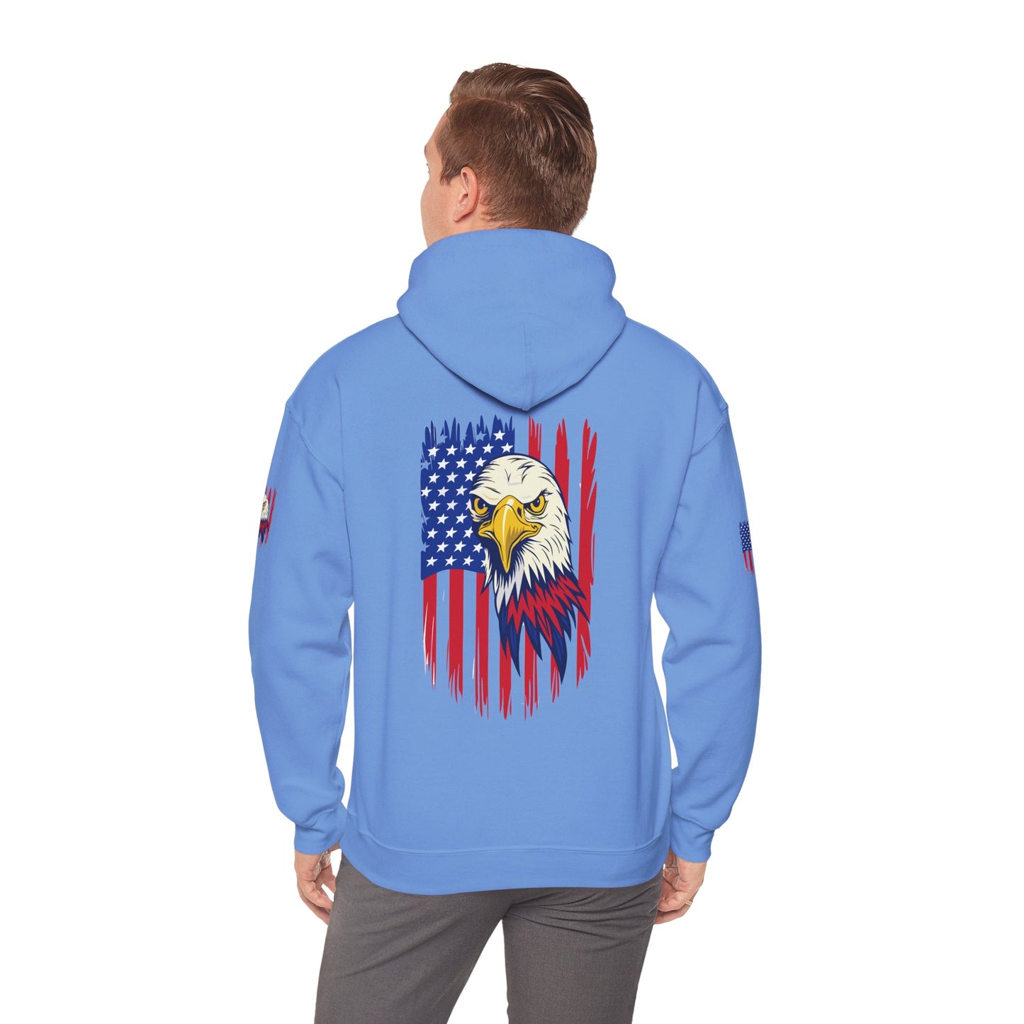 Princess Grace  Patriotic Eagle Unisex Heavy Blend Hoodie