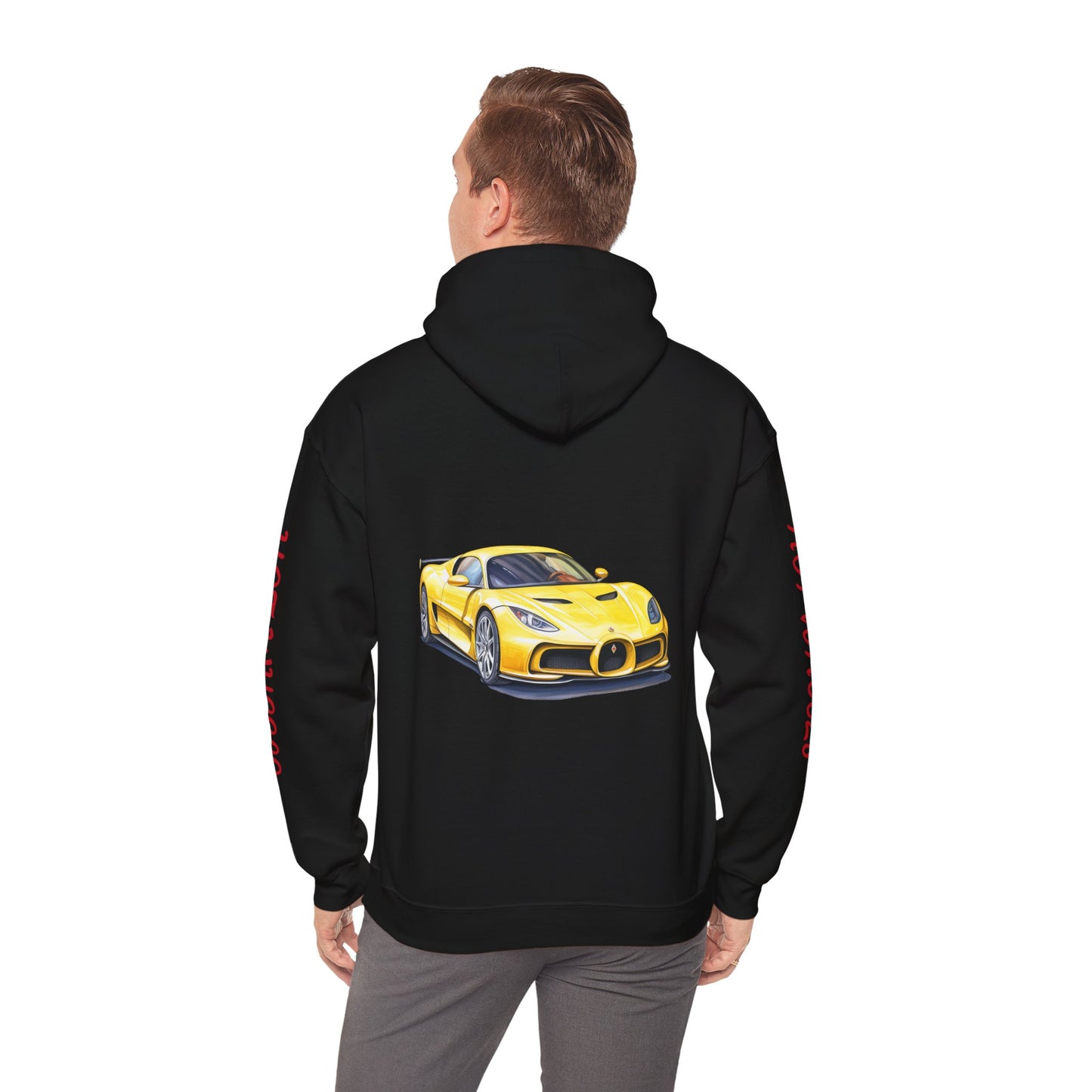 Princess Grace  Hot Wheels Unisex Hooded Sweatshirt Racing Style for Car Enthusiasts