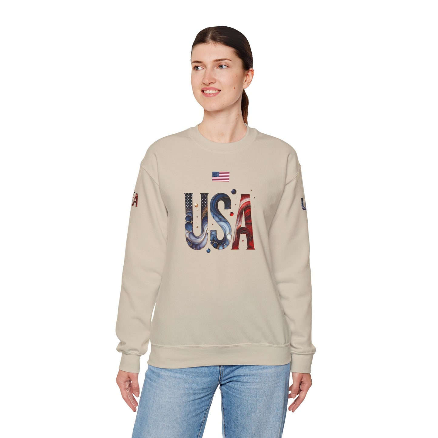 Princess Grace TEAM USA Unisex Heavy Blend Crewneck Sweatshirt