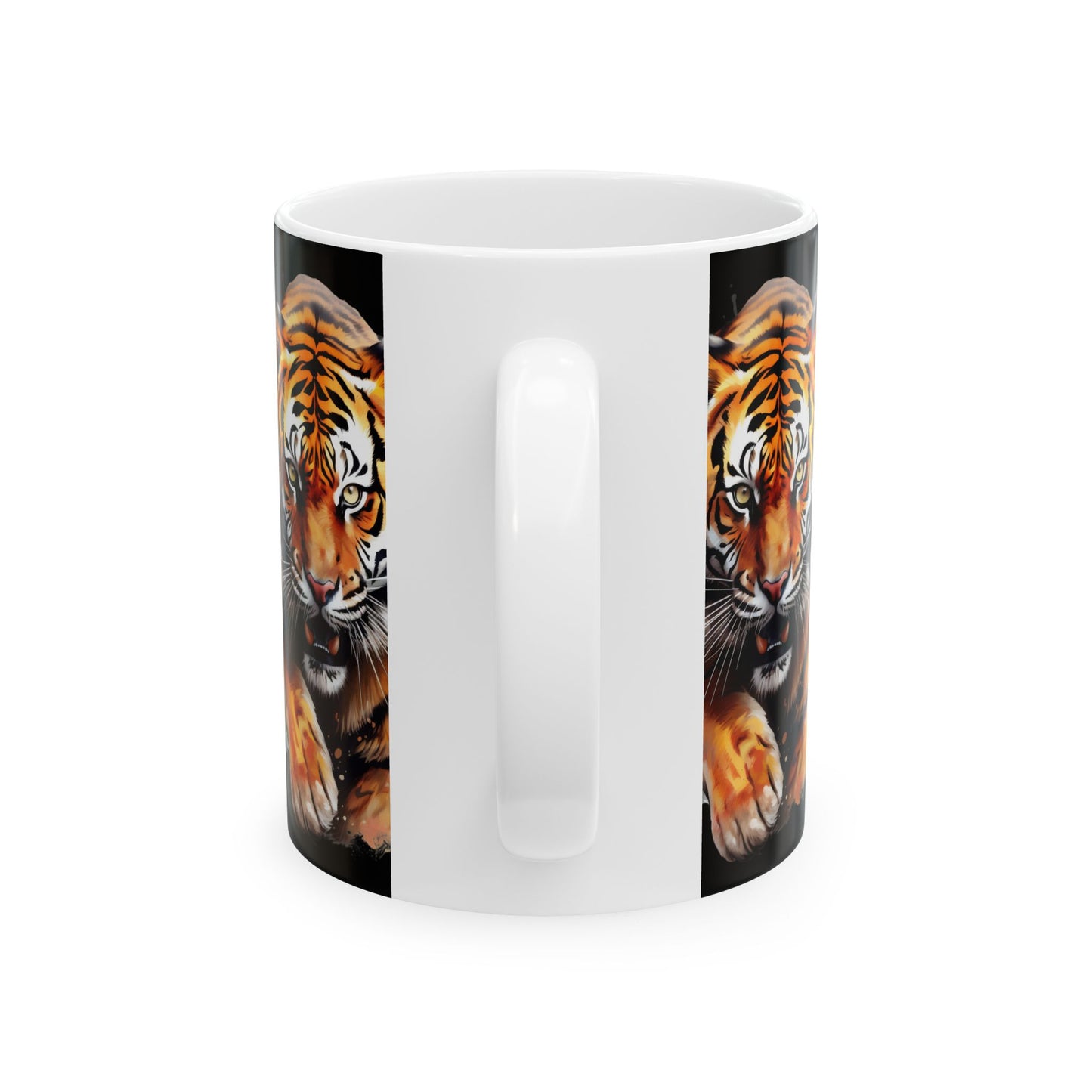 Princess Grace  Majestic Tiger Ceramic Mug  Perfect for Animal Lovers and Gift Givers