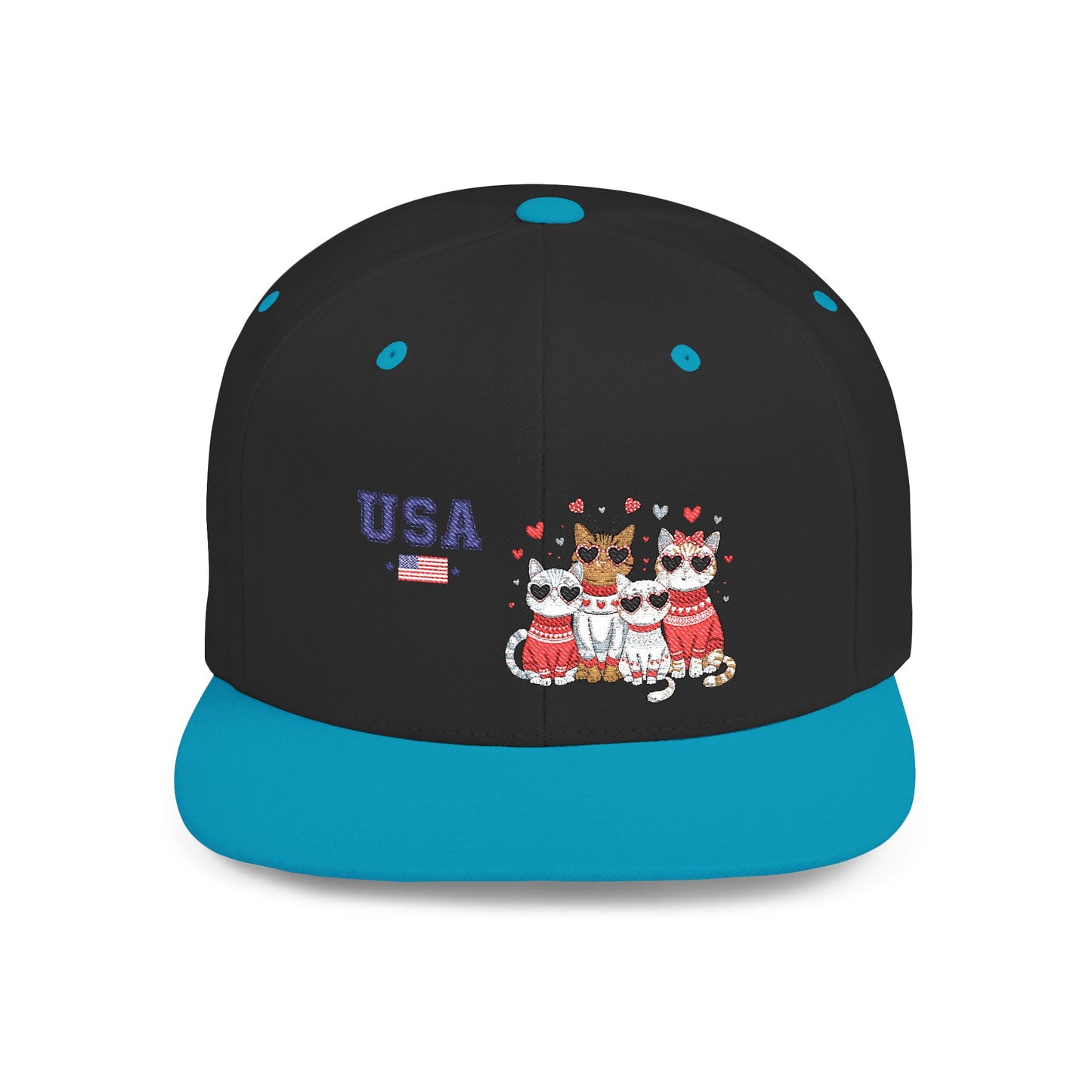 Princess Grace  TEAM USA  Flat Bill Snapback Hat