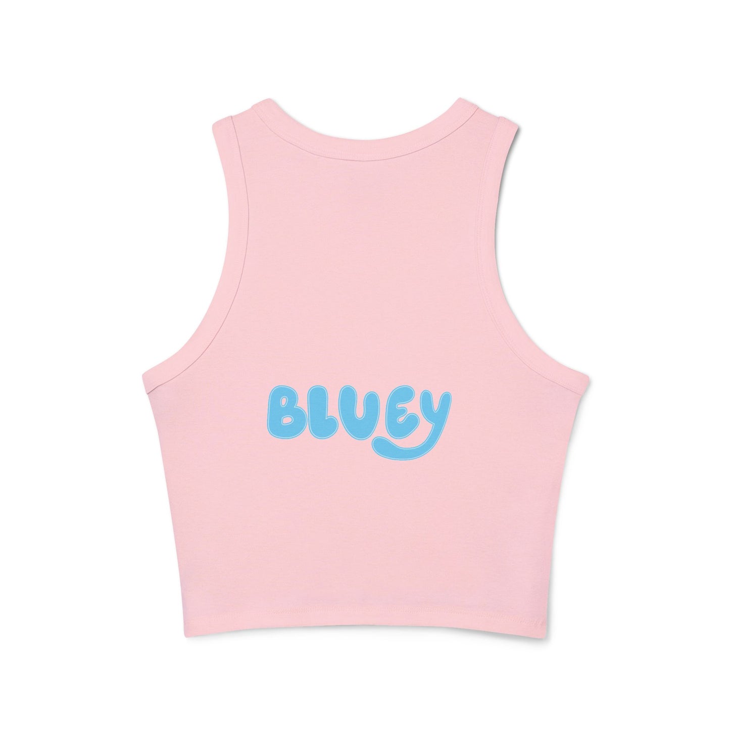 Princess Grace  Colorful Bluey Racer Tank Top  'It's OK to Be Different'