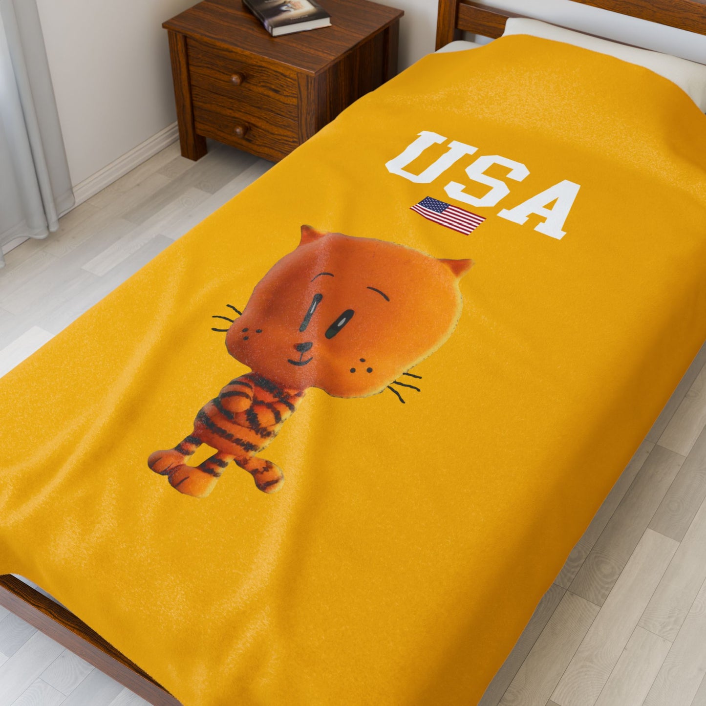 Princess Grace  TEAM USA  Velveteen Plush Blanket