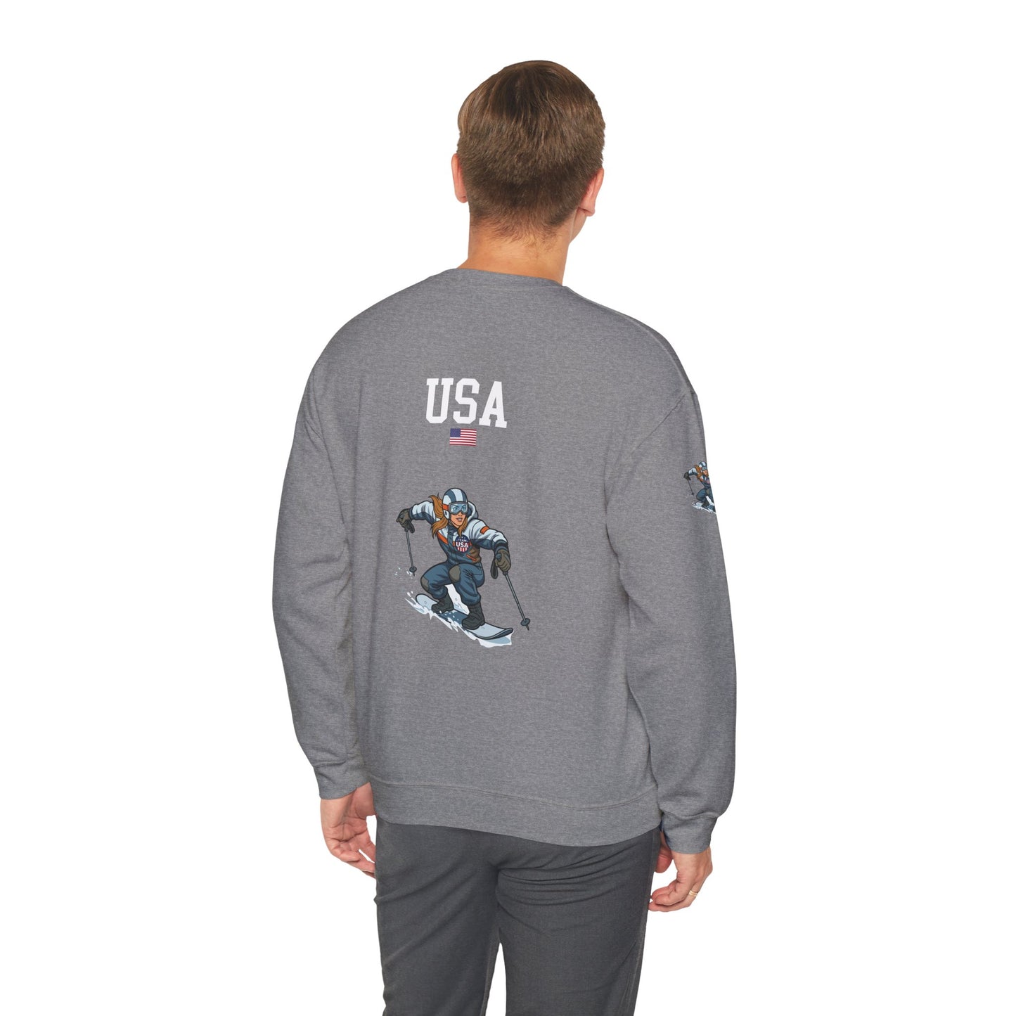 Princess Grace  TEAM USA  Unisex Heavy Blend  Crewneck Sweatshirt