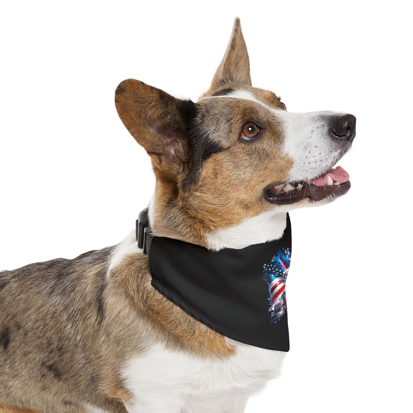 Princess Grace  Patriotic Pet Bandana Collar  USA Flag Design for Dogs