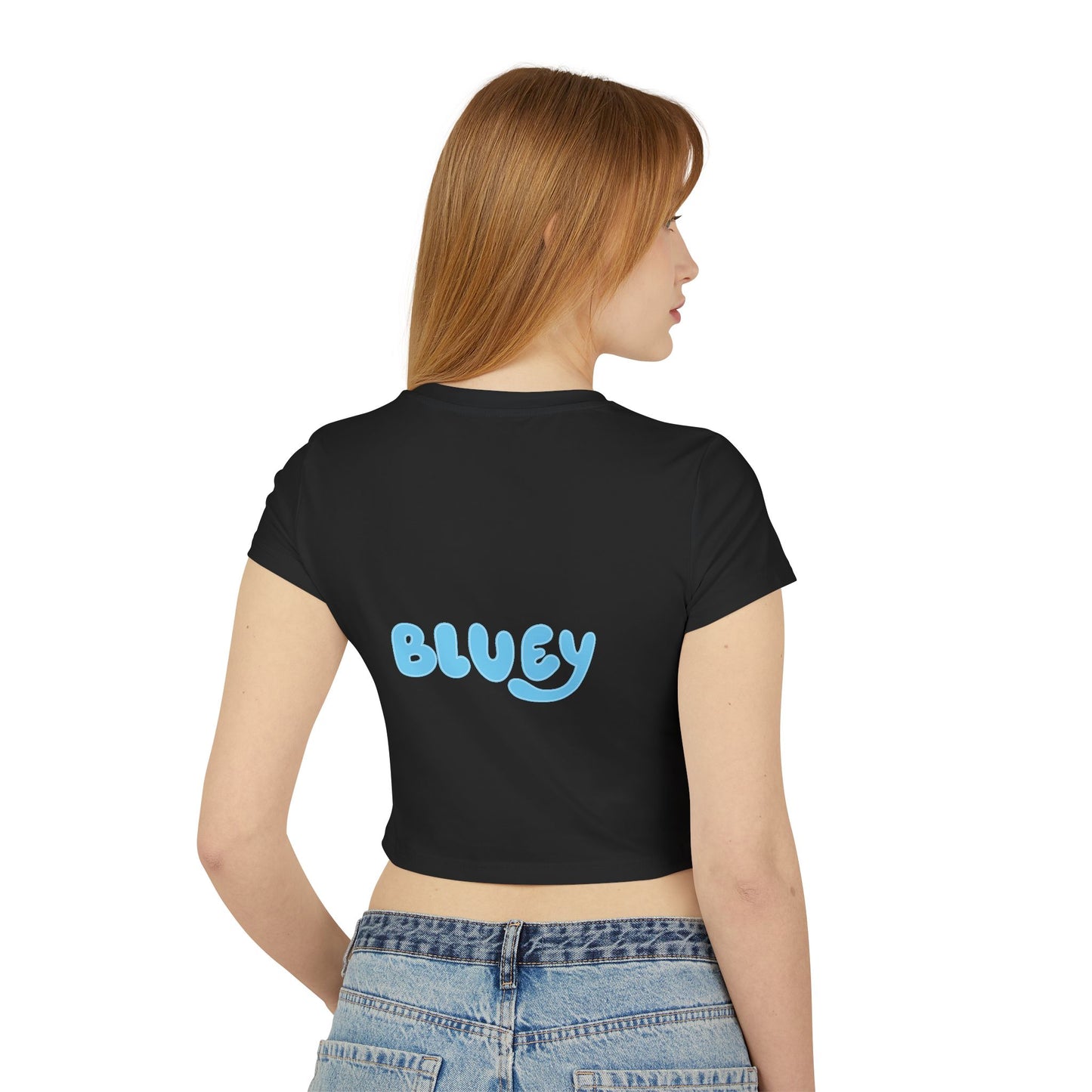 Princess Grace  Bluey  Colorful Bluey Women's Baby Tee  "It's OK to be Different"