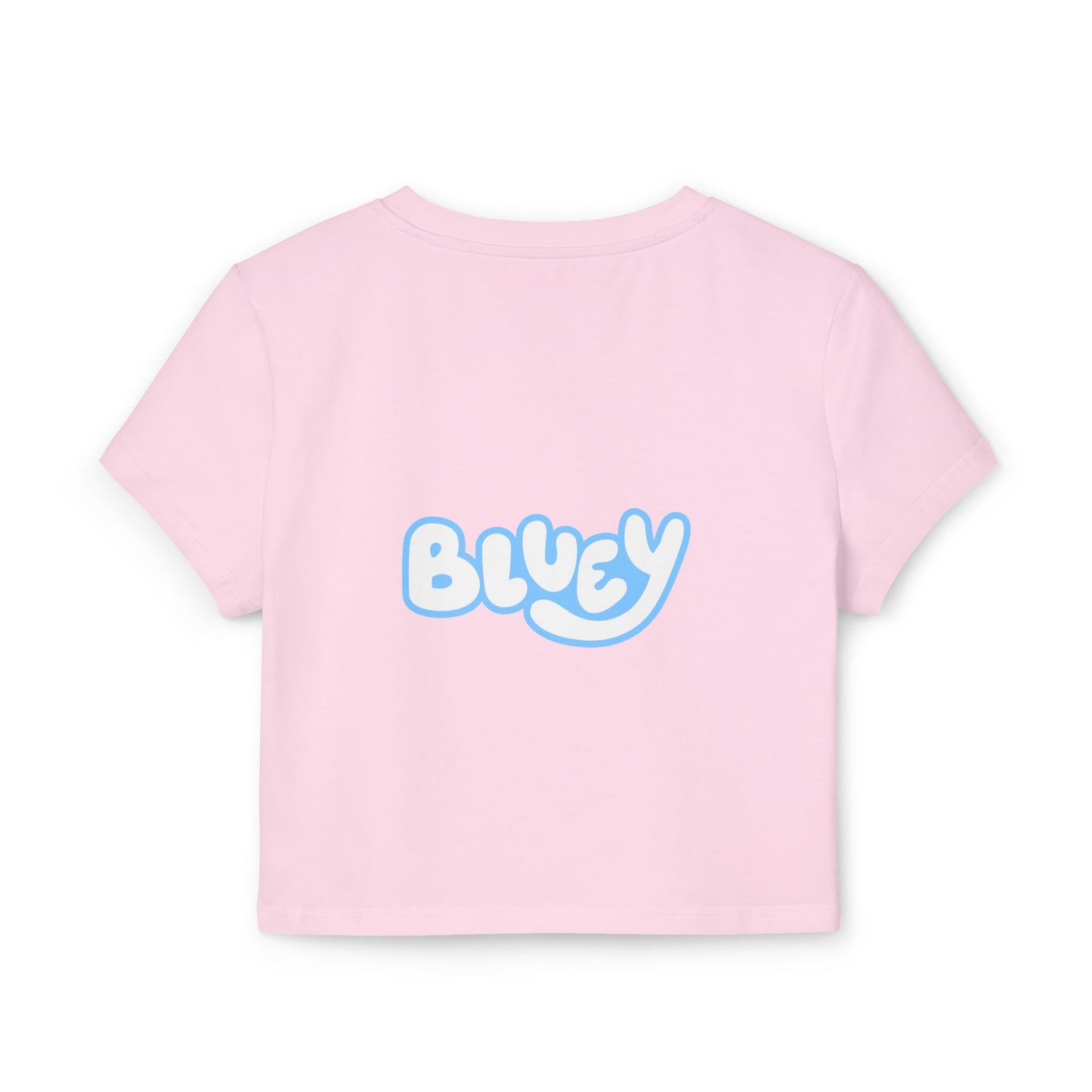 Princess Grace  Cute Bluey Women's Baby Tee  Playful Graphic Tee for Fans