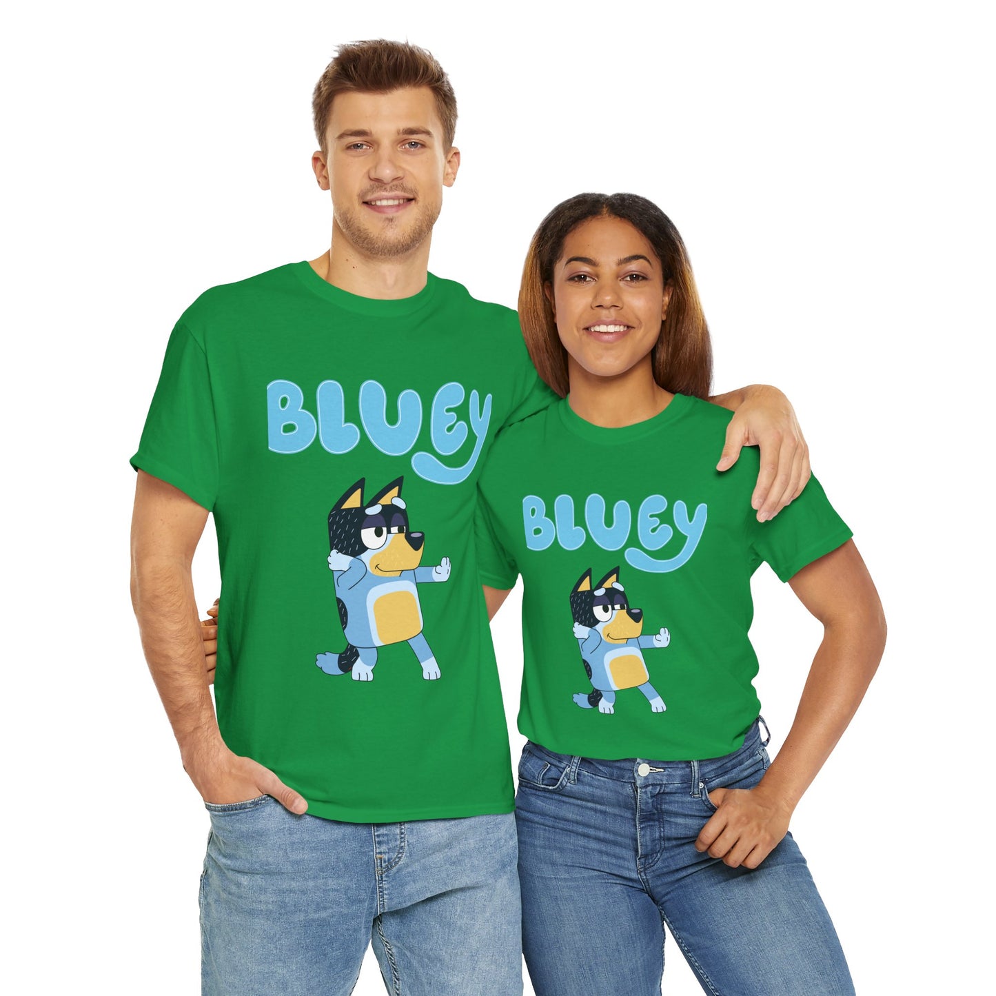 Princess Grace  Bluey Unisex Heavy Cotton Tee  Fun & Playful Kids Shirt