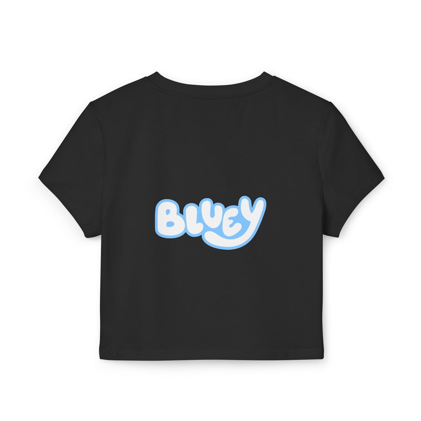 Princess Grace  Cute Bluey Women's Baby Tee  Playful Graphic Tee for Fans