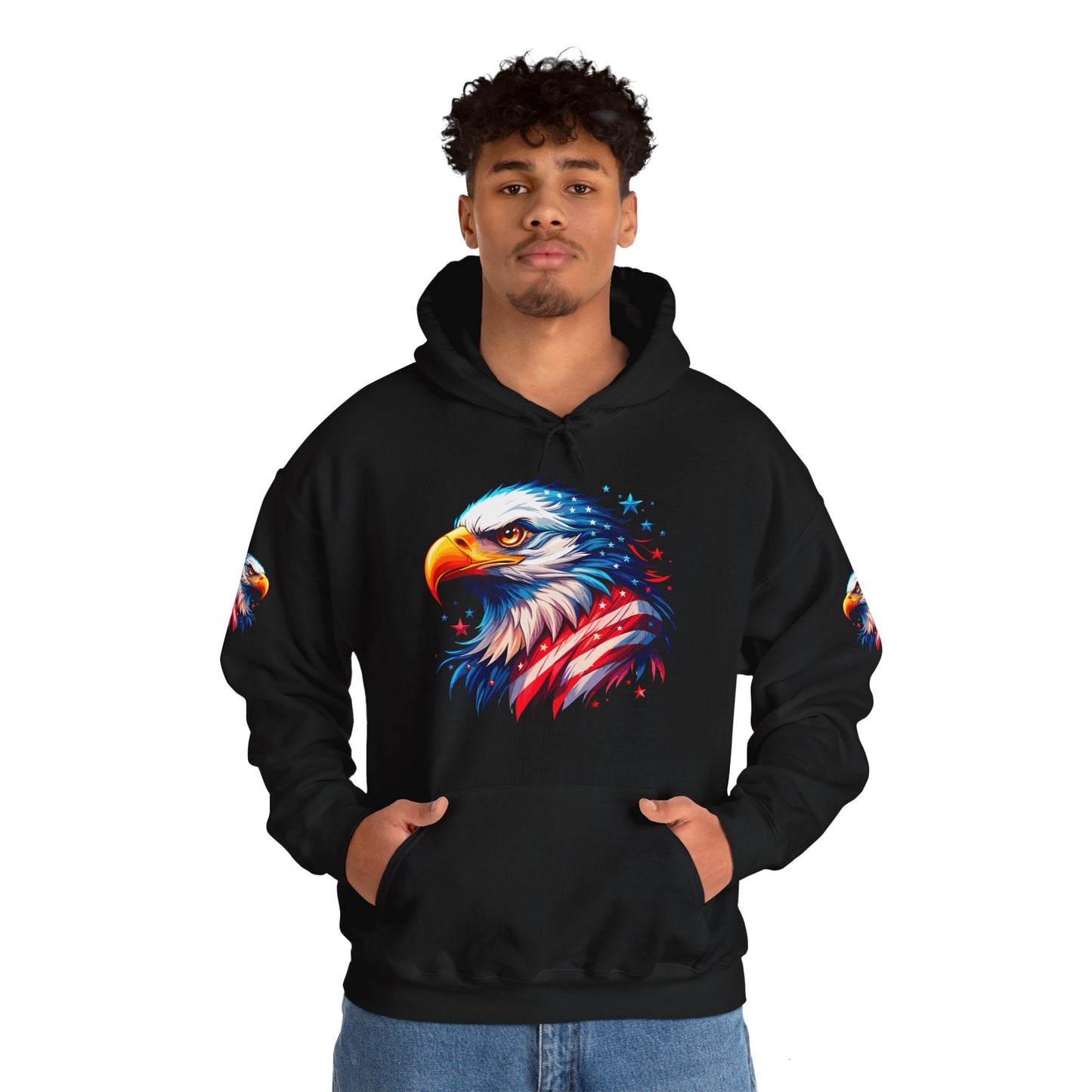 Princess Grace  American  Eagle Unisex Heavy Blend Hooded Sweatshirt