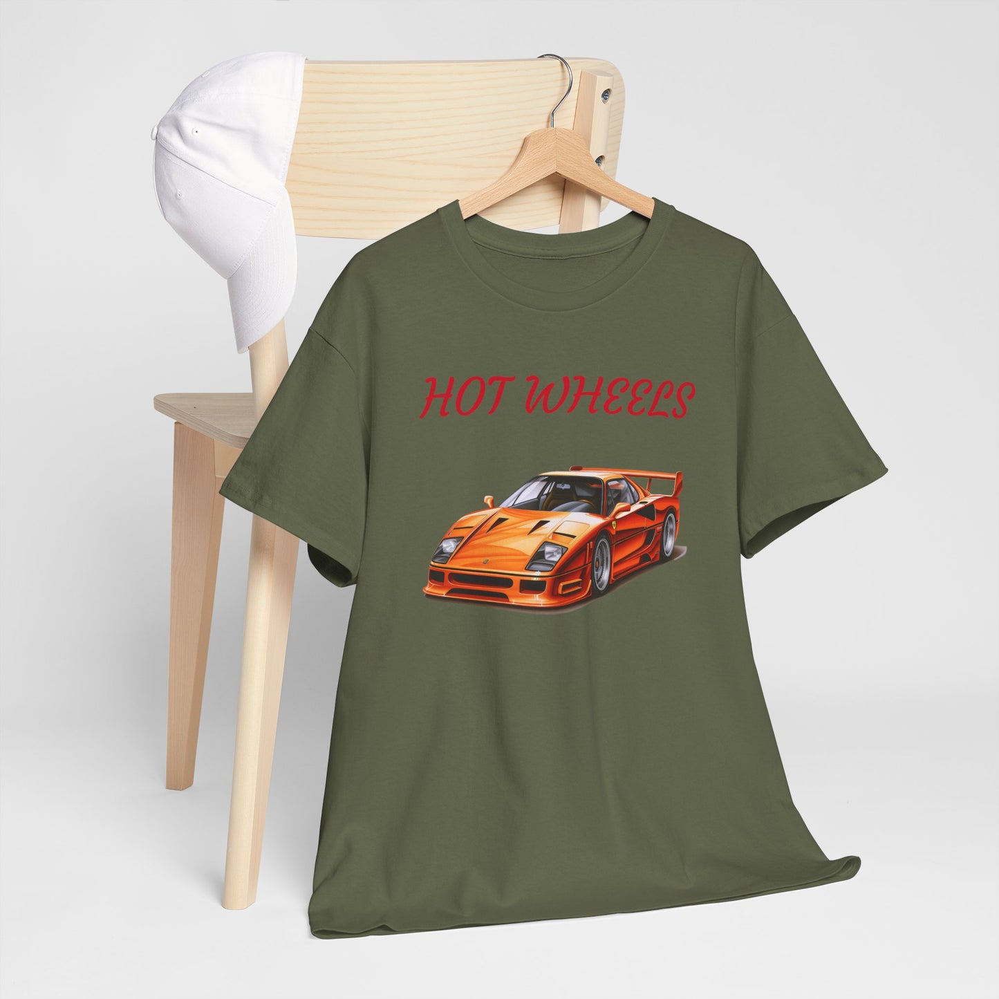 Princess Grace  Hot Wheels Unisex Heavy Cotton Tee Perfect for Car Lovers and Racing Fans