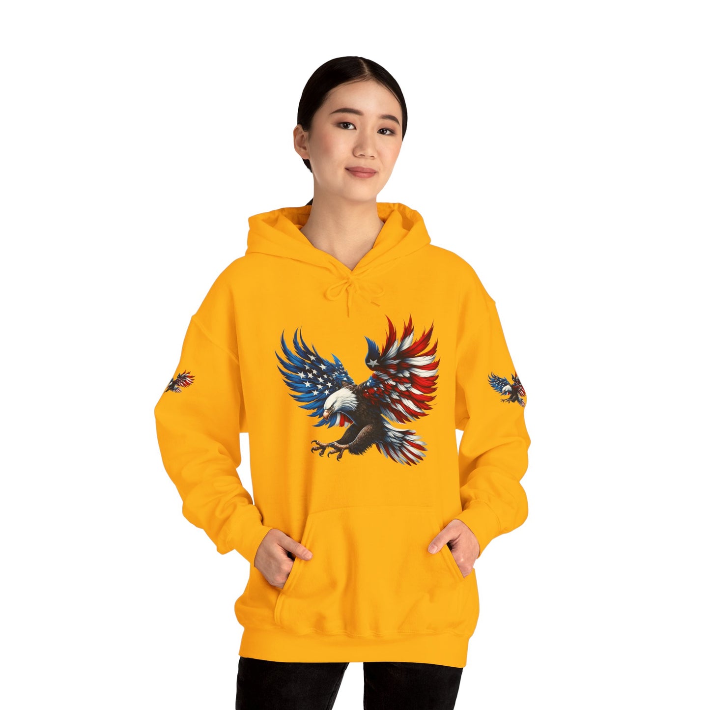Princess Grace American Eagle Unisex Heavy Blend Hooded Sweatshirt