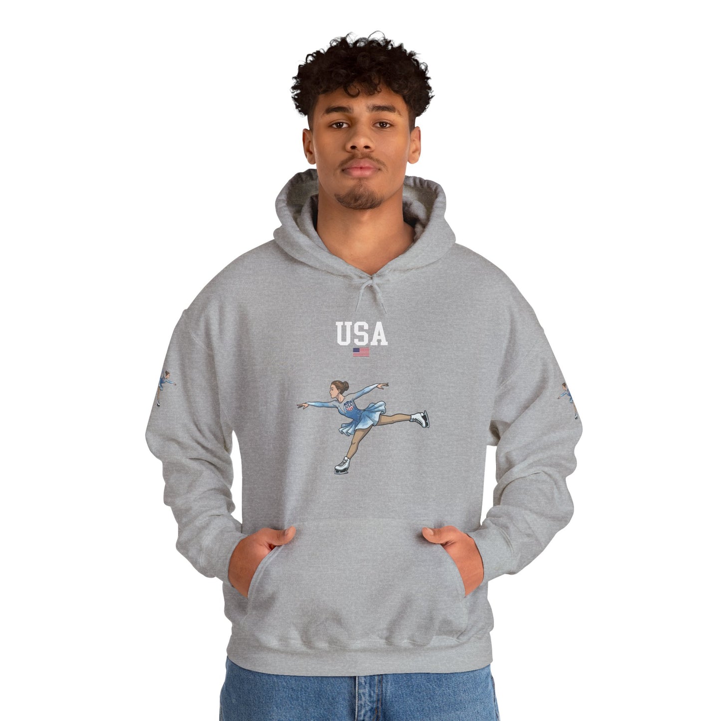 Princess Grace  TEAM USA  Unisex Heavy Blend Hooded Sweatshirt