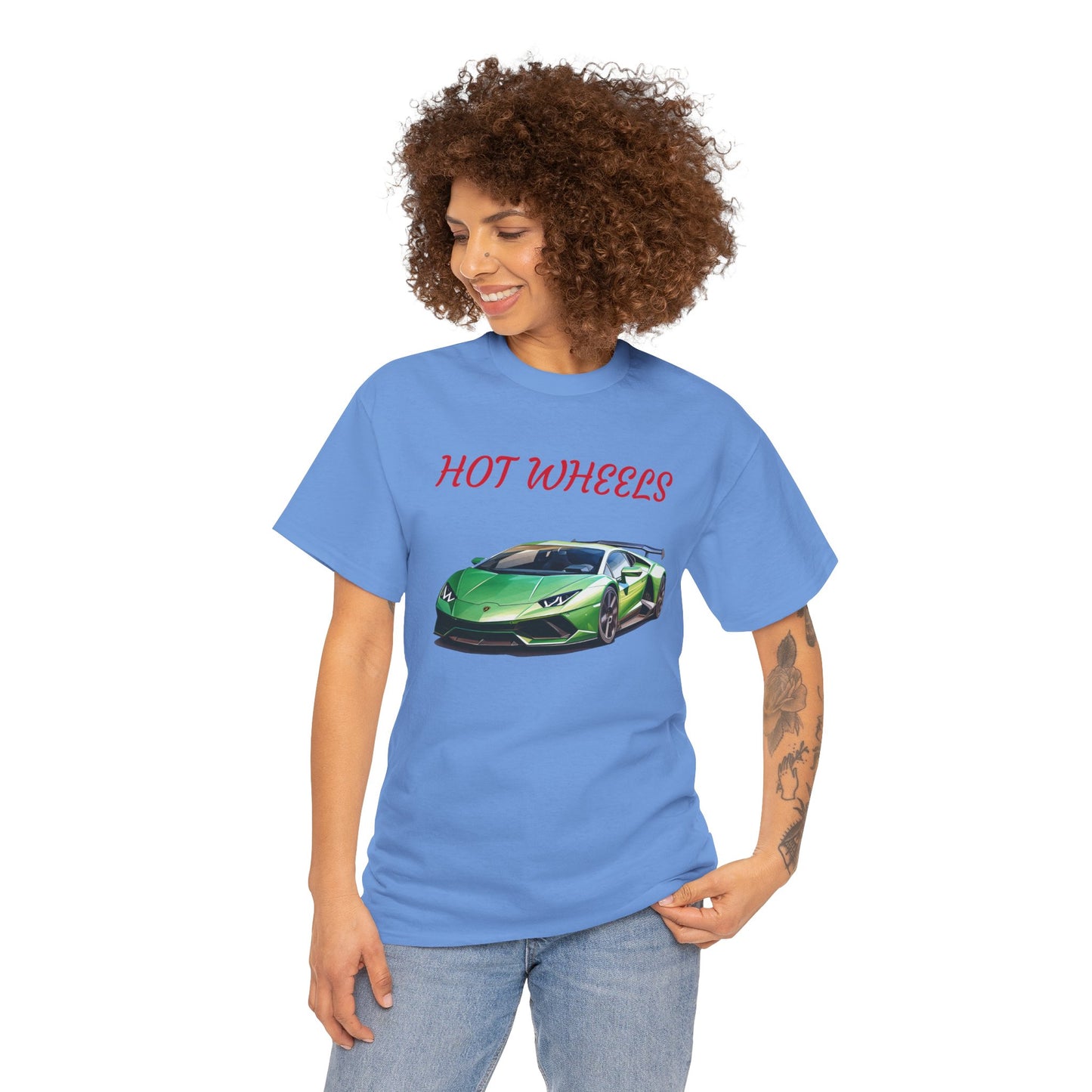 Princess Grace  Hot Wheels Unisex Heavy Cotton Tee Car Enthusiast Graphic T-Shirt