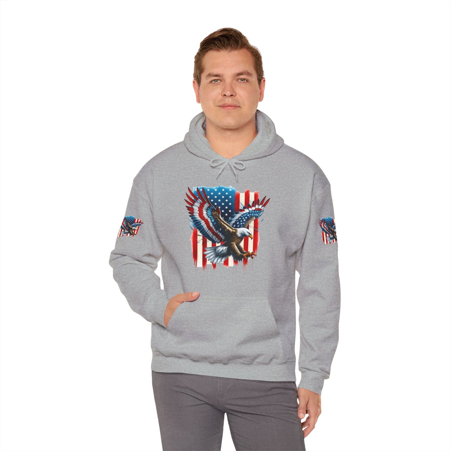 Princess Grace Patriotic Unisex Heavy Blend Hooded Sweatshirt
