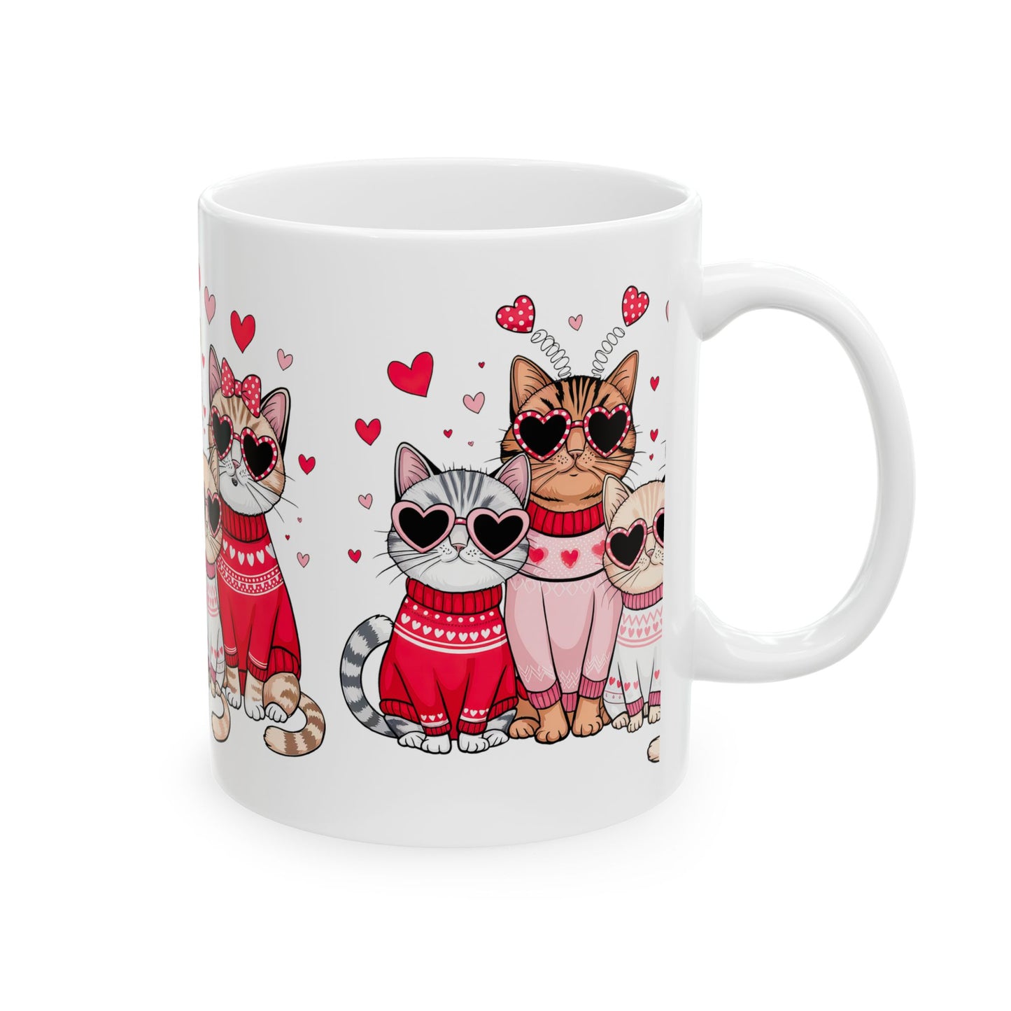 Princess Grace  Cute Cat Lovers Ceramic Mug   11oz & 15oz  Valentine's Day Gift