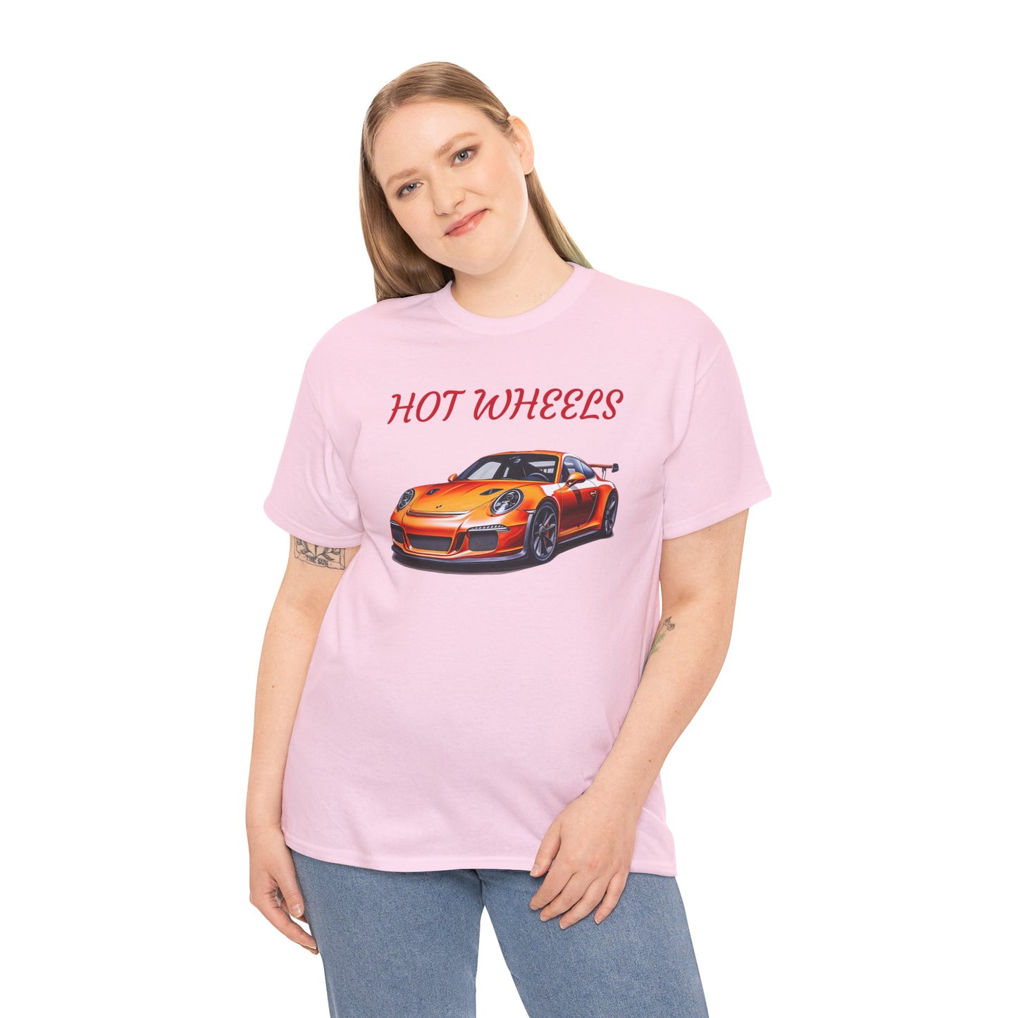 Princess Grace  Hot Wheels Unisex Heavy Cotton Tee Perfect for Car Enthusiasts