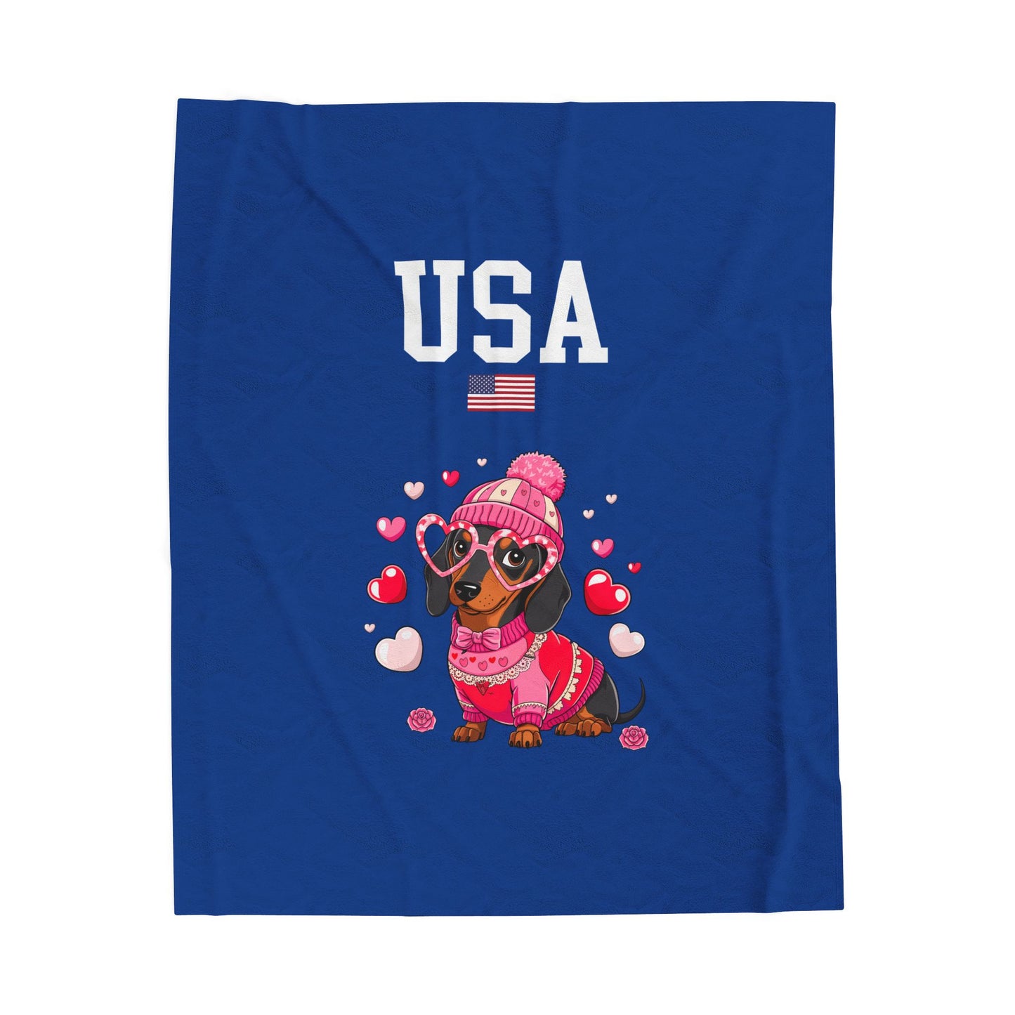 Princess Grace  TEAM USA  Velveteen Plush Blanket